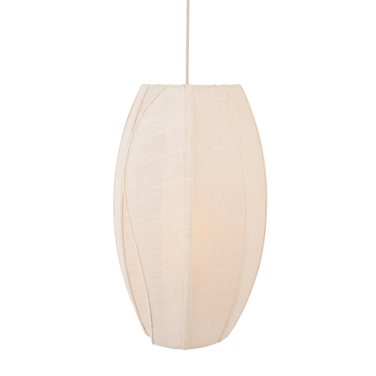 Hanging lamp Ø39x56,5 cm MELAMBA beige
