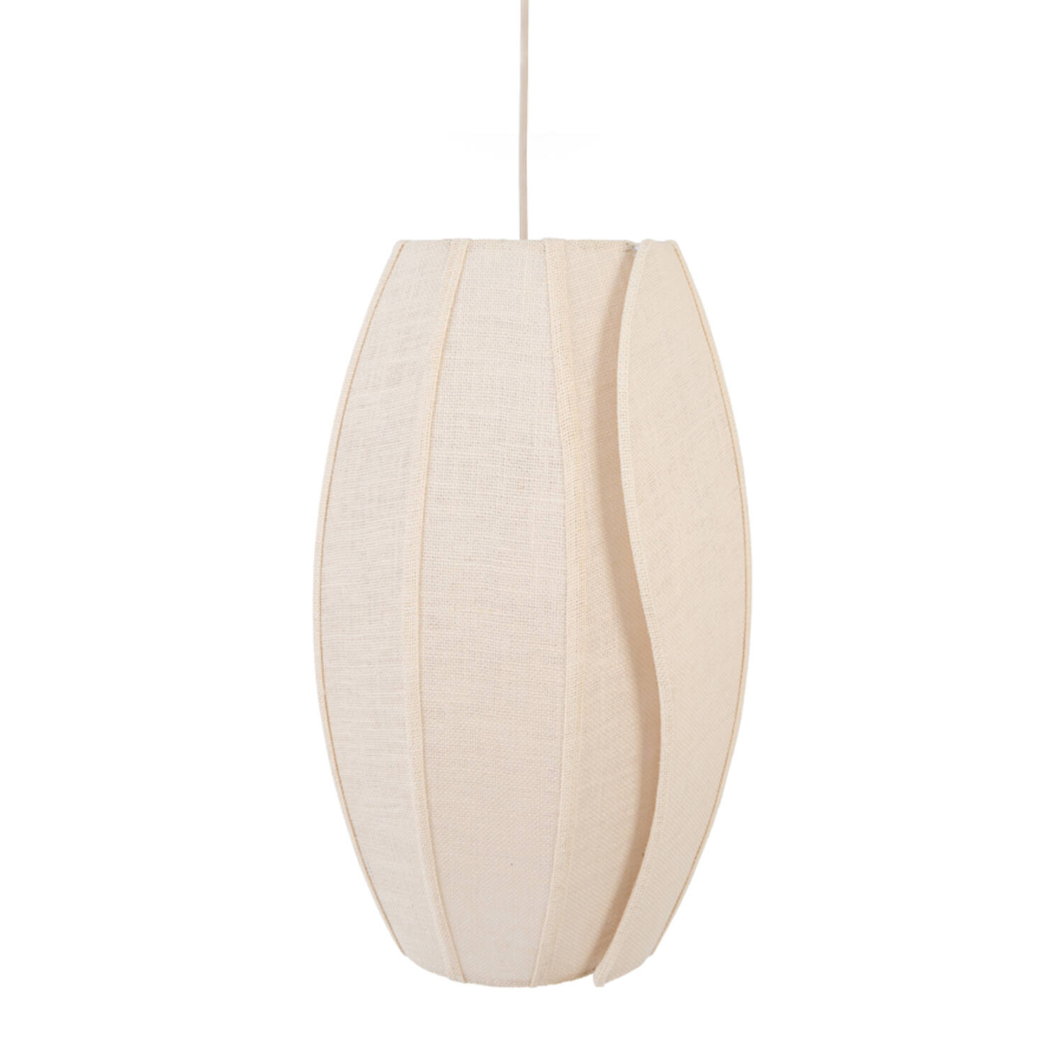 Hanging lamp Ø39x56,5 cm MELAMBA beige