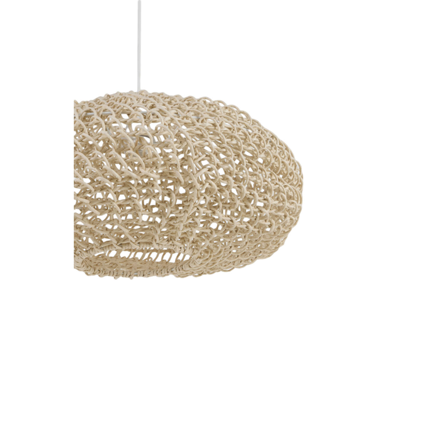 Hanging lamp Ø55x22 cm TWAN cream