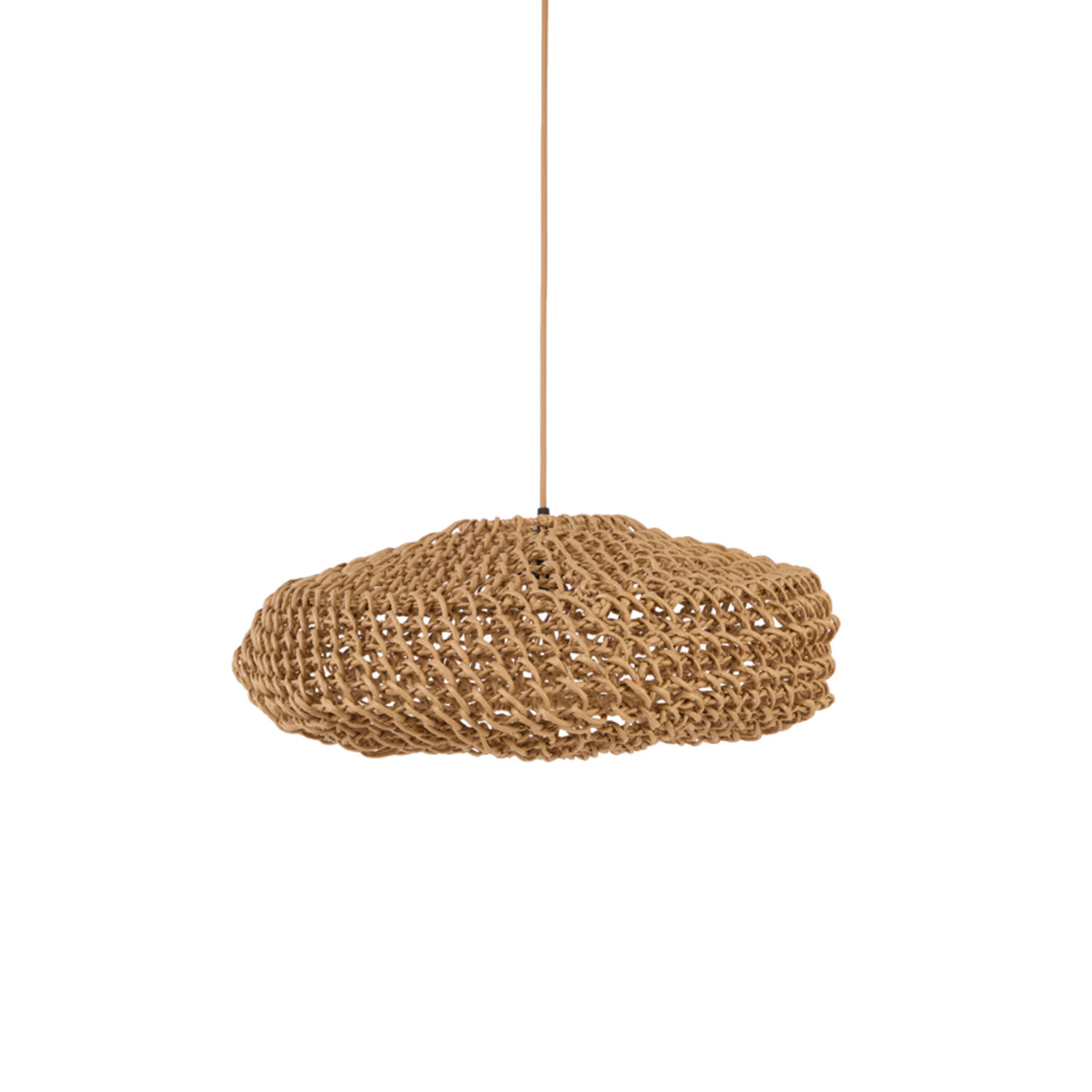 Hanging lamp Ø55x22 cm TWAN light brown