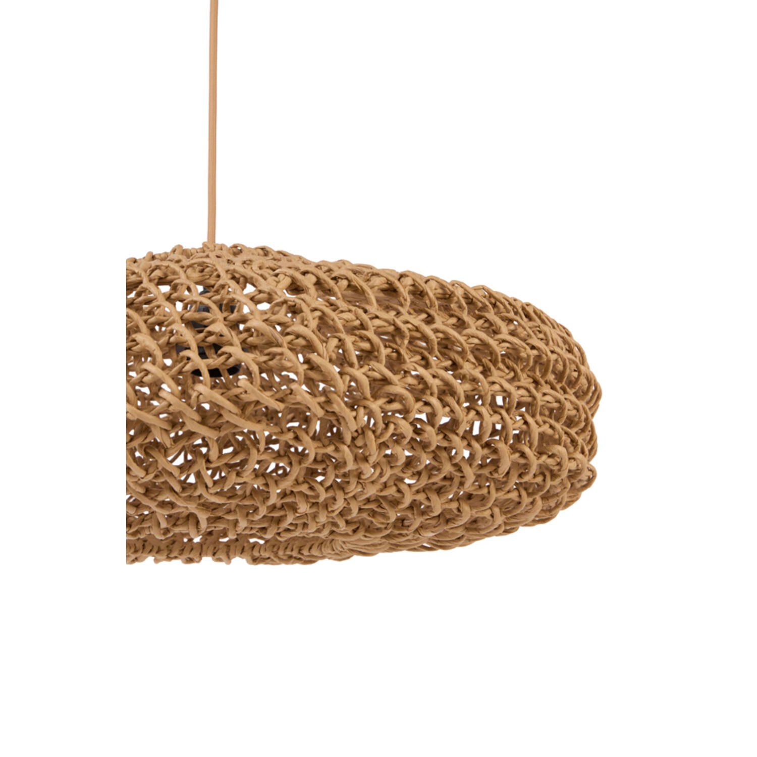 Hanging lamp Ø55x22 cm TWAN light brown