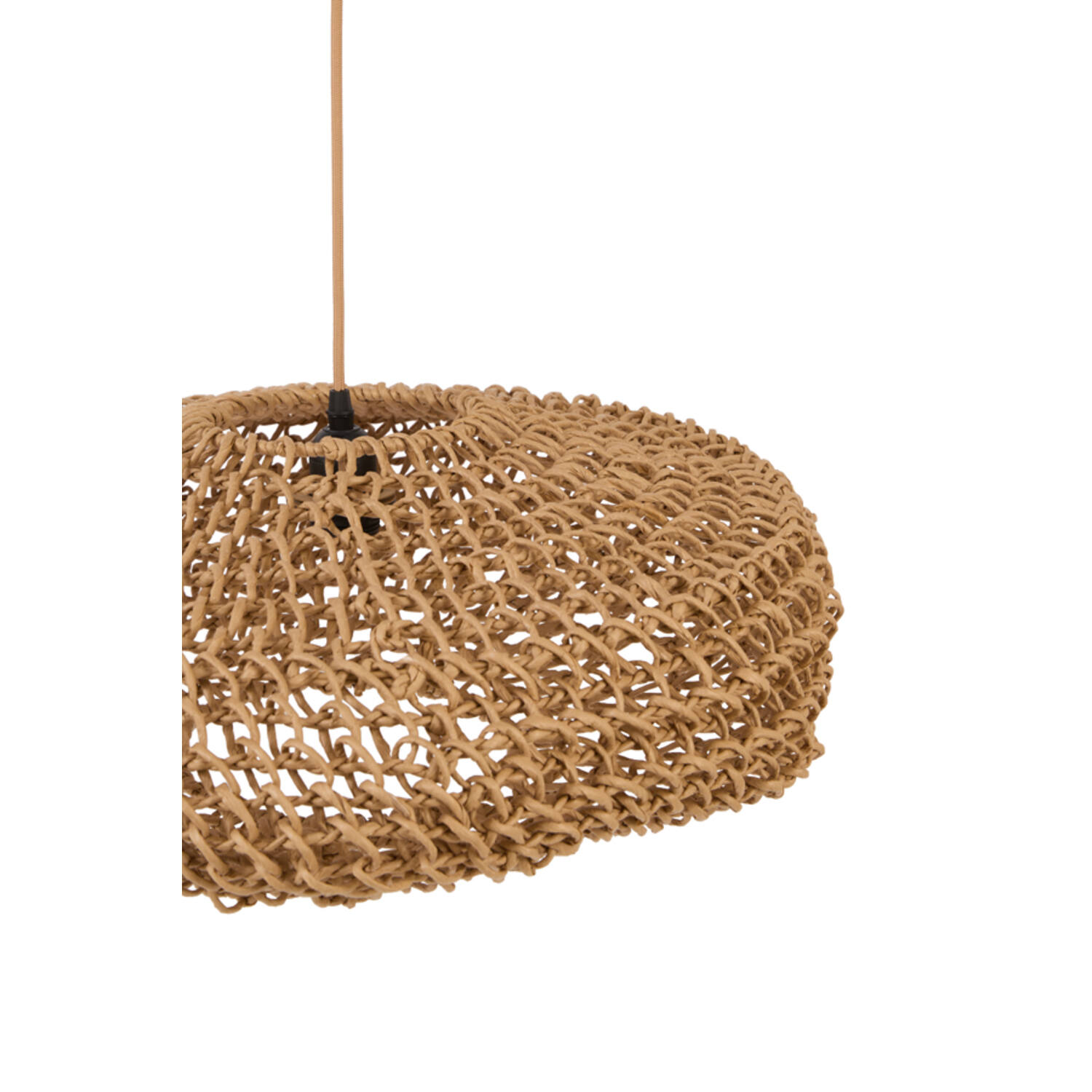 Hanging lamp Ø55x22 cm TWAN light brown