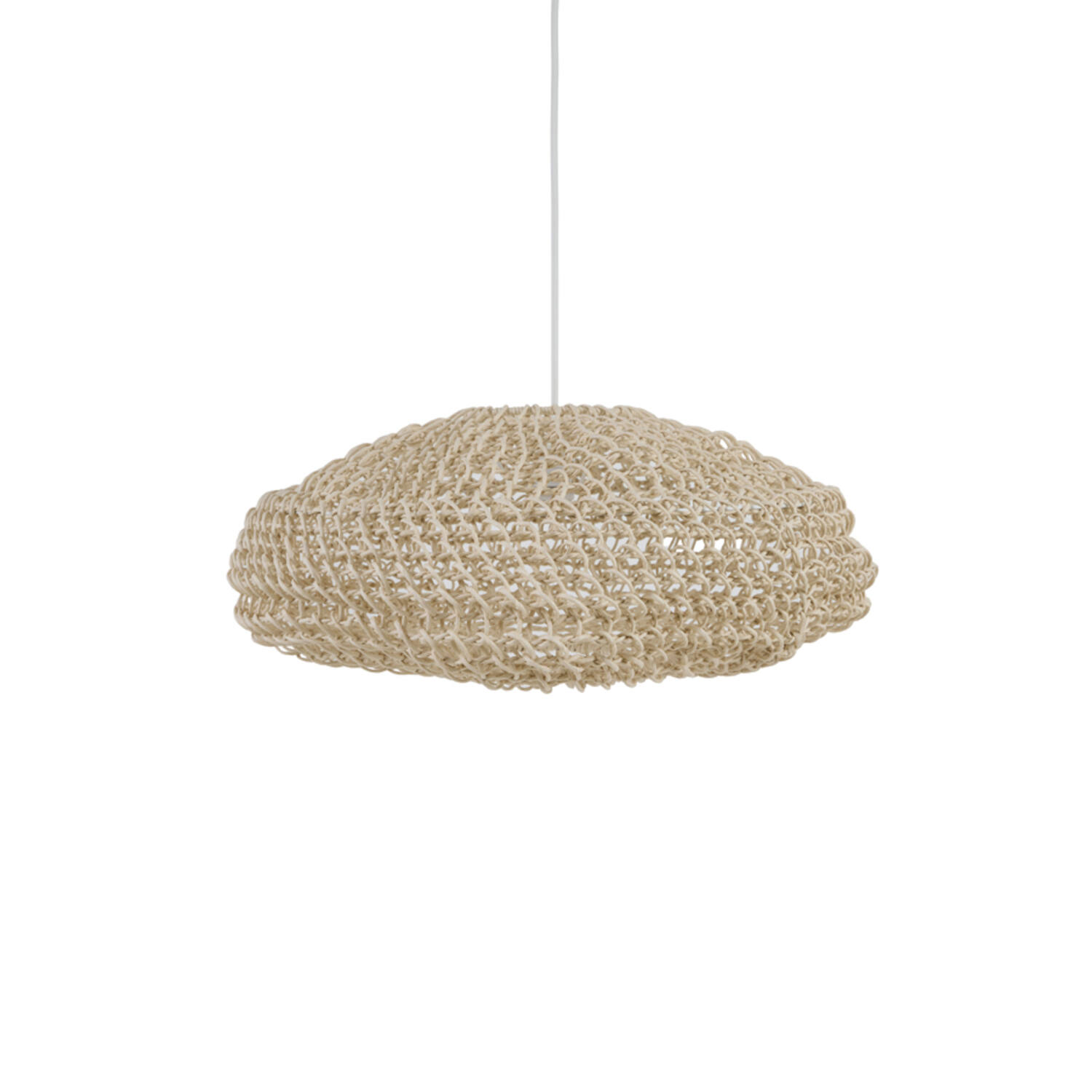 Hanging lamp Ø65x25 cm TWAN cream