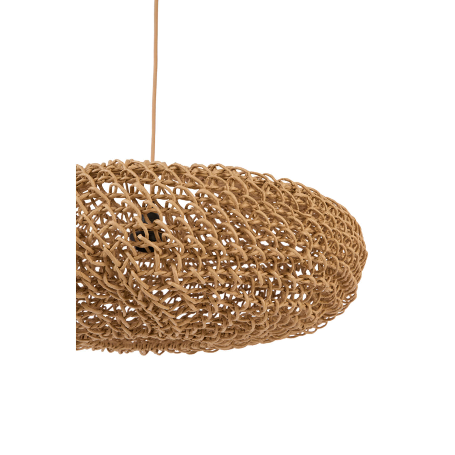 Hanging lamp Ø65x25 cm TWAN light brown