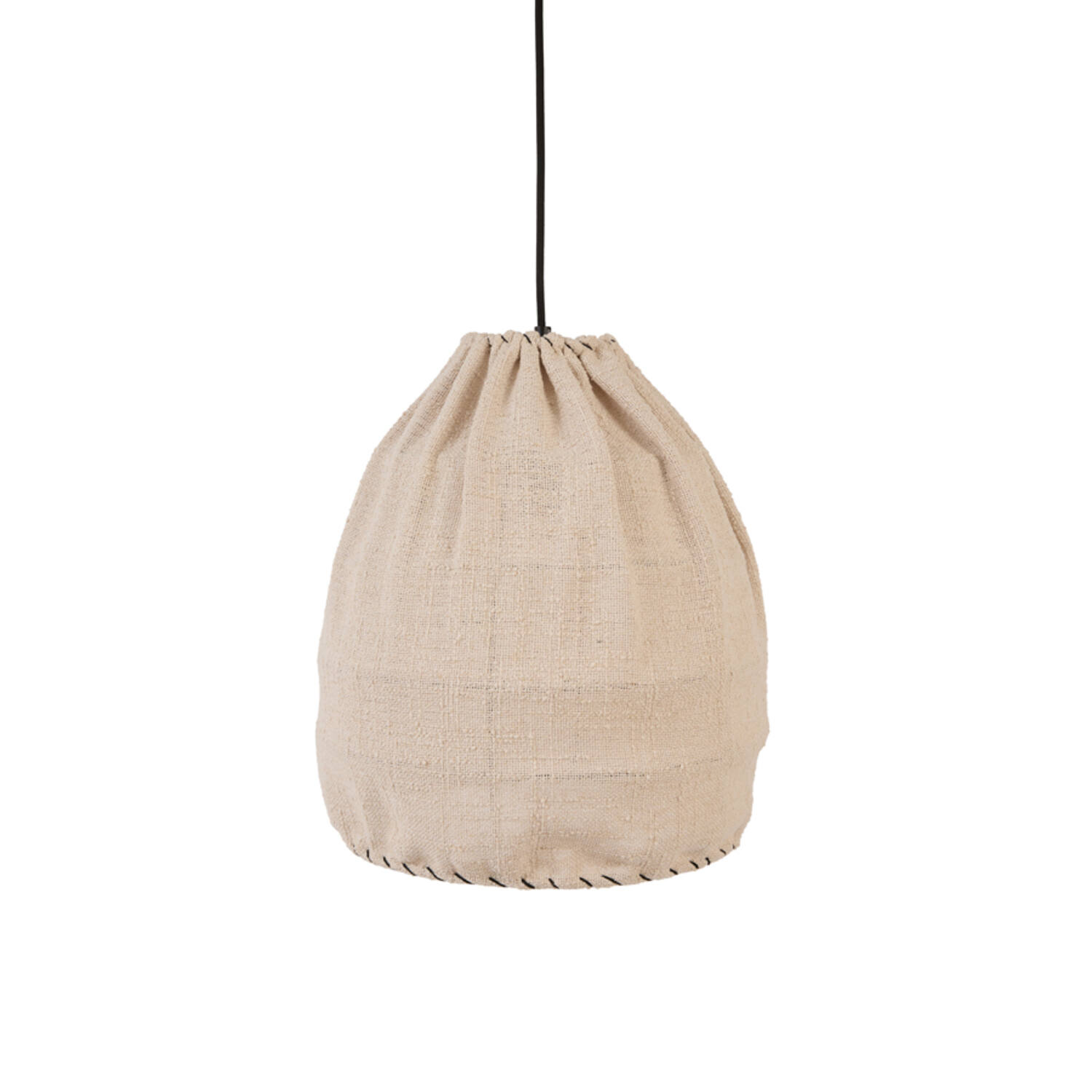 Hanging lamp Ø35x40 cm THIEUX beige+black