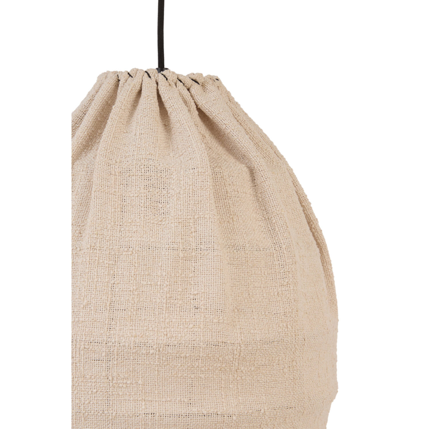 Hanging lamp Ø35x40 cm THIEUX beige+black