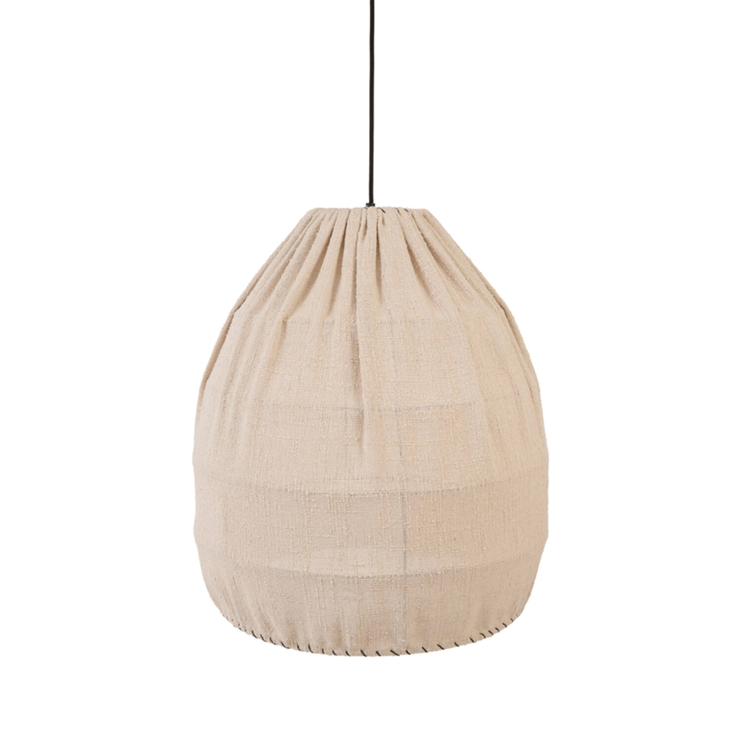 Hanging lamp Ø50x56 cm THIEUX beige+black