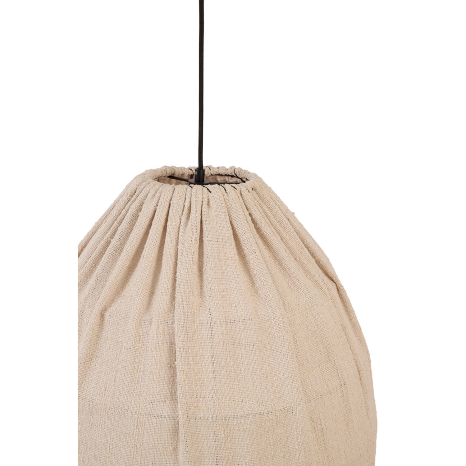Hanging lamp Ø50x56 cm THIEUX beige+black