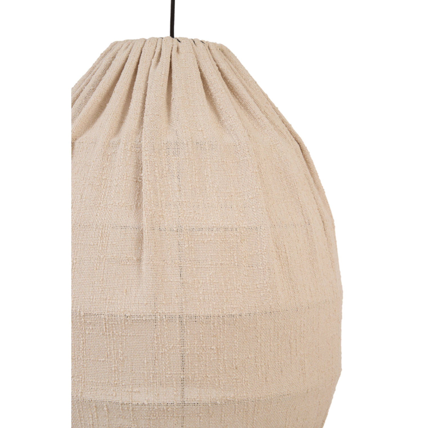 Hanging lamp Ø50x56 cm THIEUX beige+black