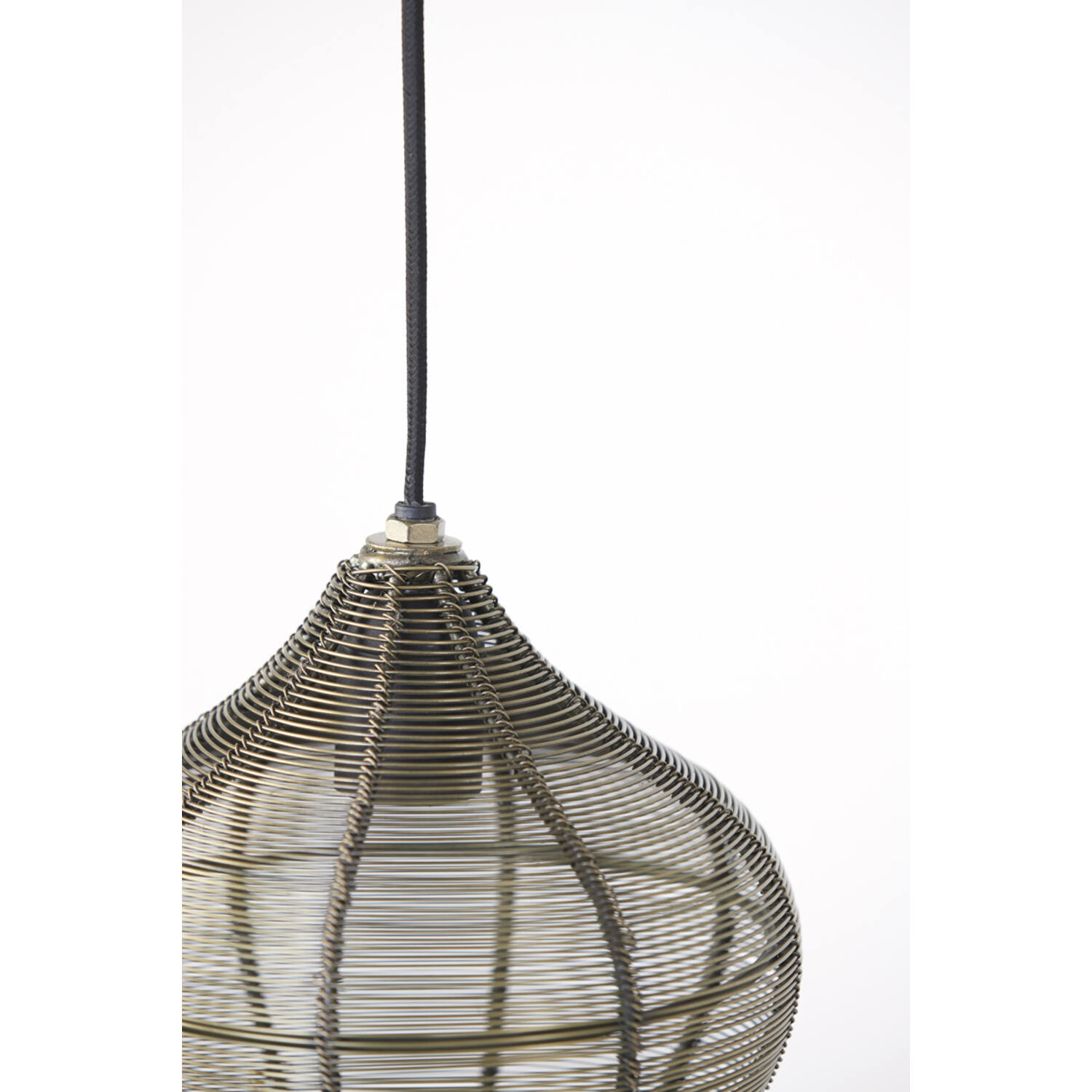 Hanging lamp Ø27x29,5 cm ALVARO antique bronze