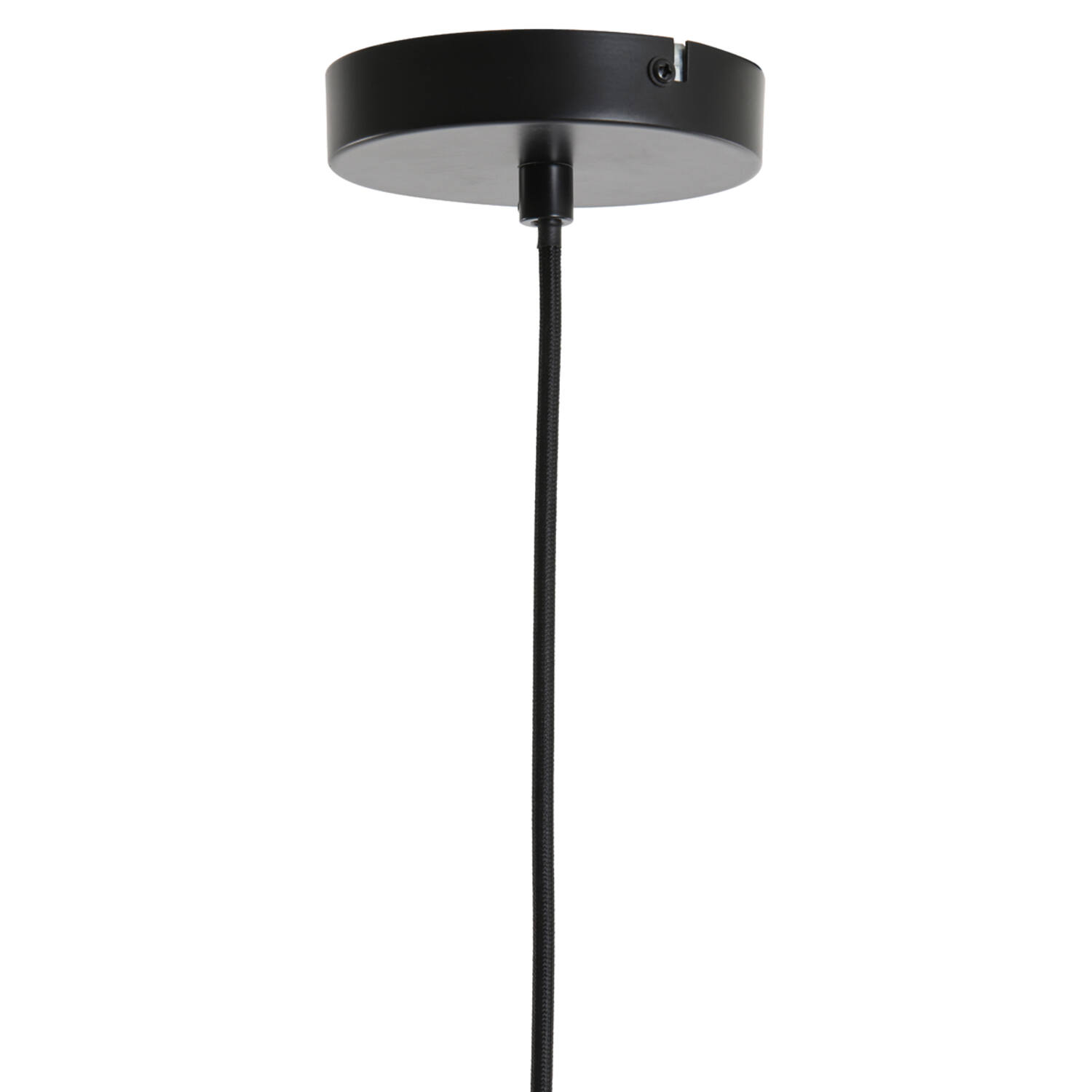 Hanging lamp Ø16x26 cm LEKAR antique bronze+smoked glass