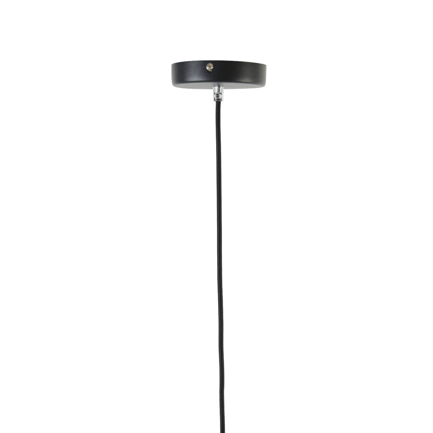 Hanglamp Ø40x34 cm MAYSON smoke glas-mat zwart