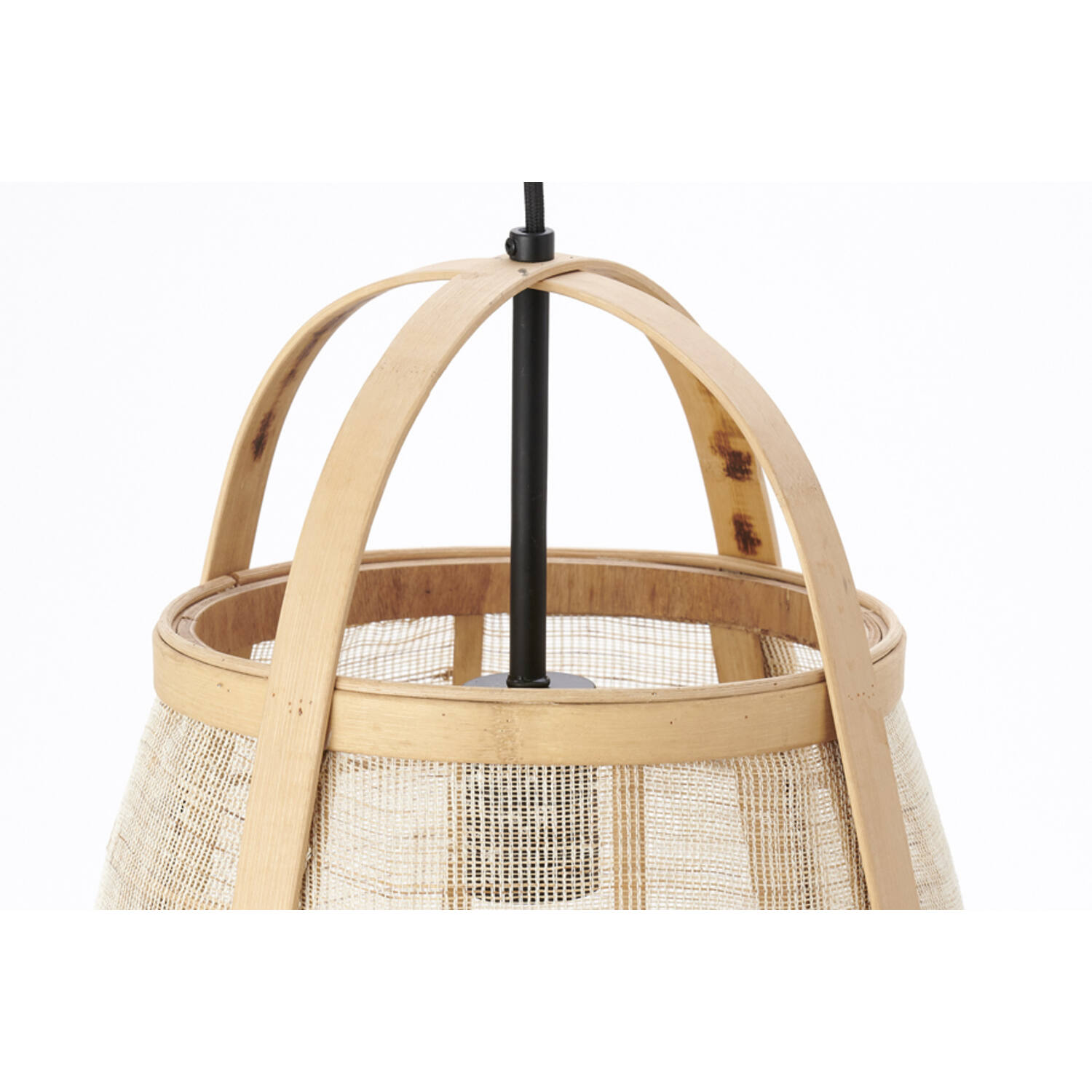 Hanglamp Ø32x44 cm JACINTO naturel