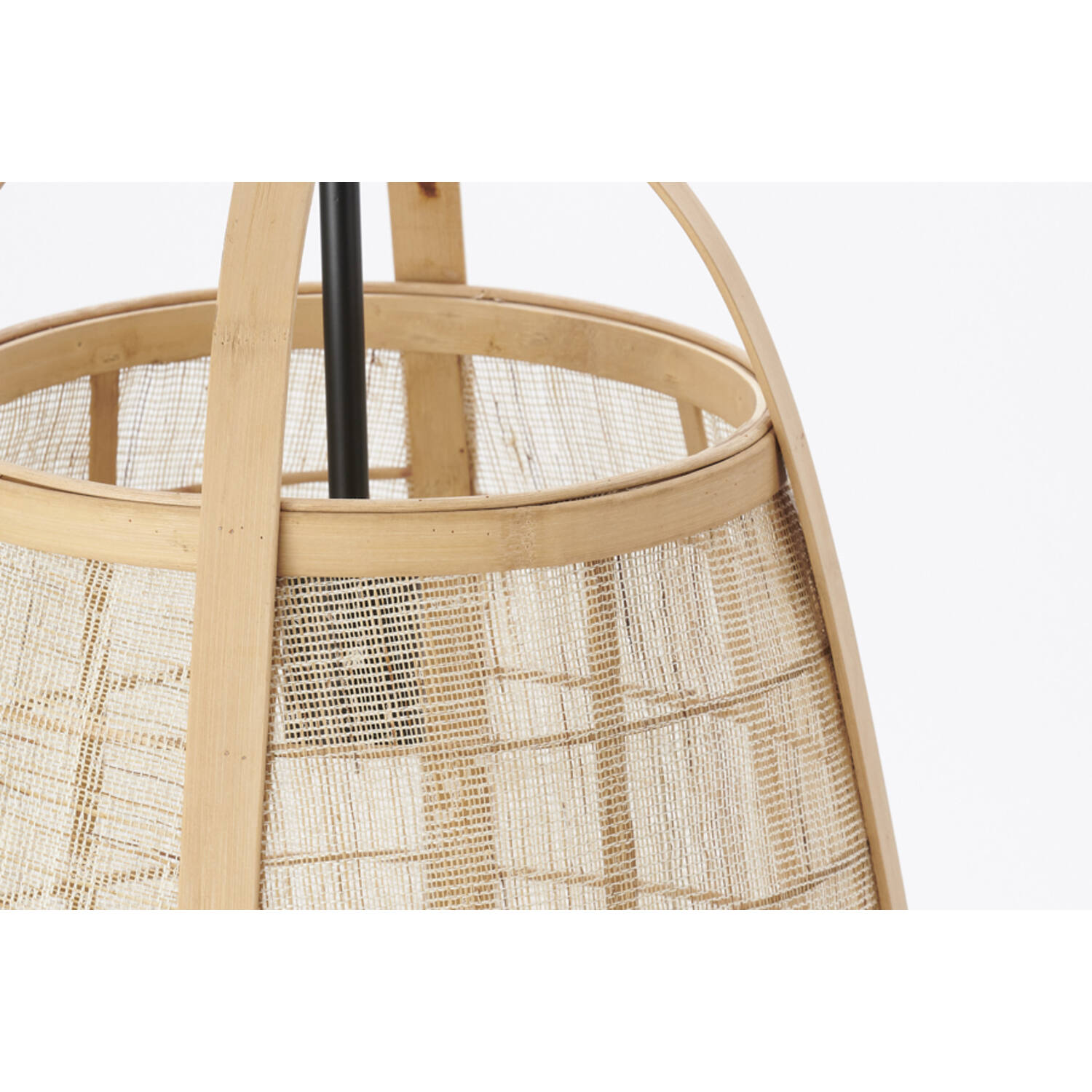 Hanglamp Ø38x50 cm JACINTO naturel