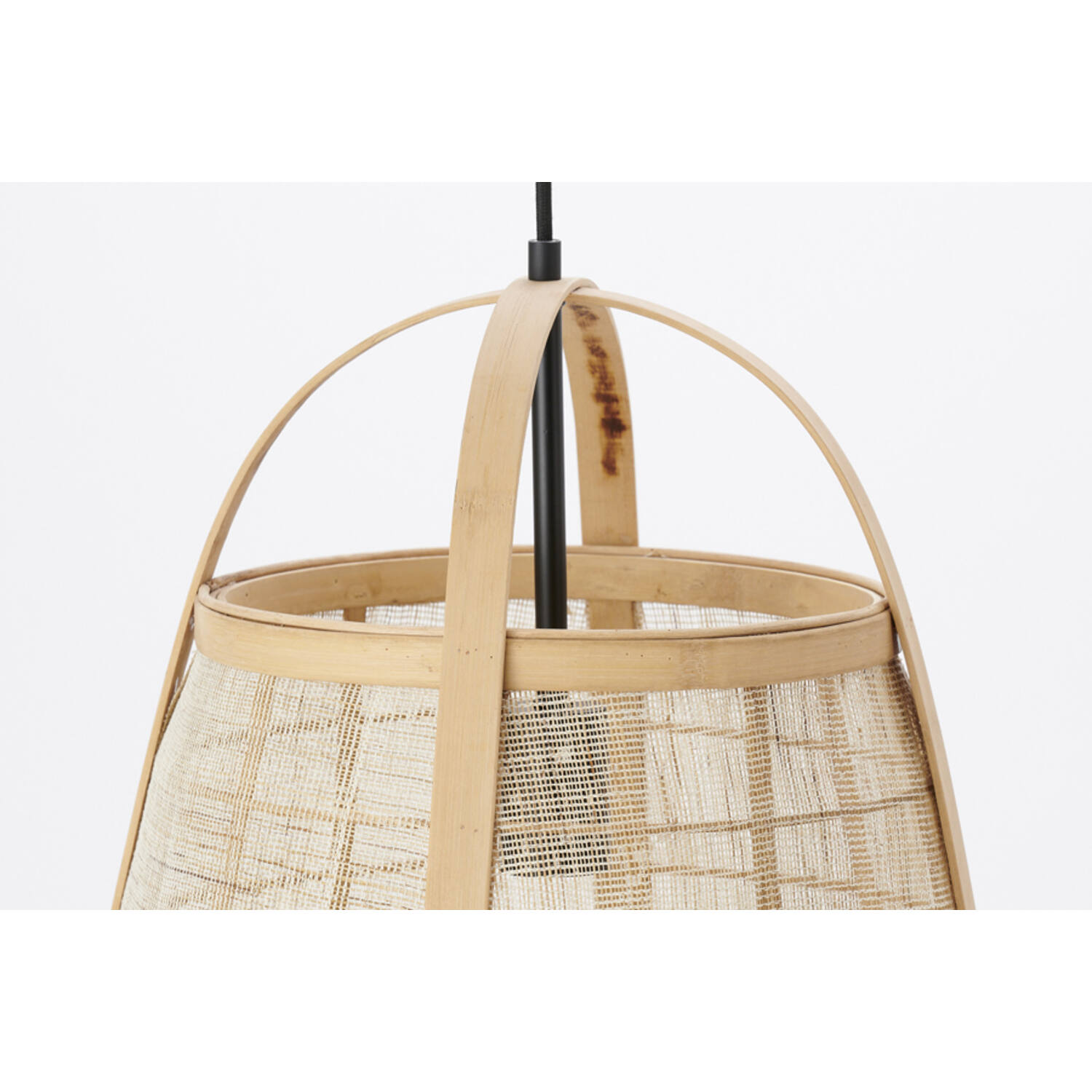 Hanglamp Ø38x50 cm JACINTO naturel