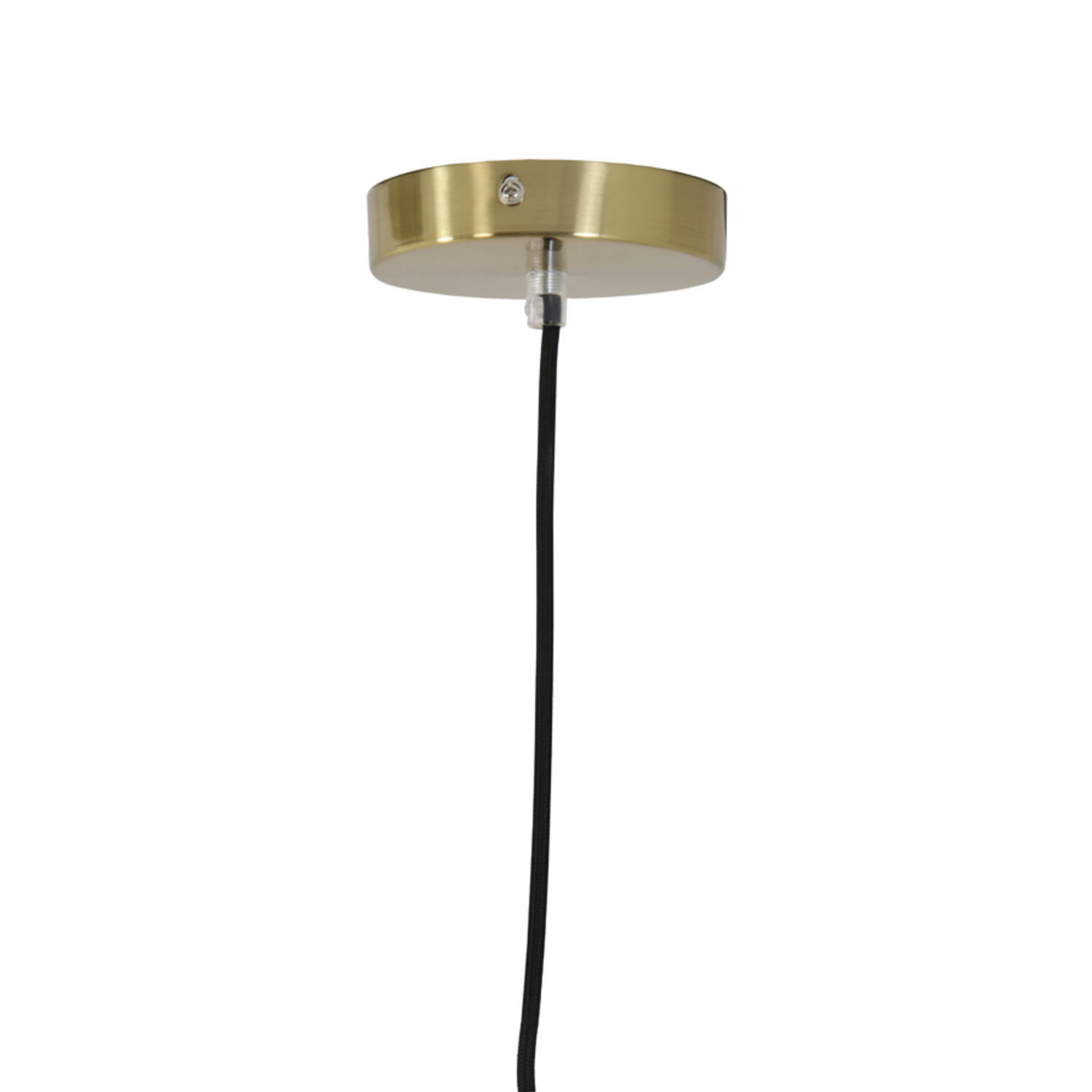 Hanging lamp Ø30 cm MAGDALA glass light grey+gold