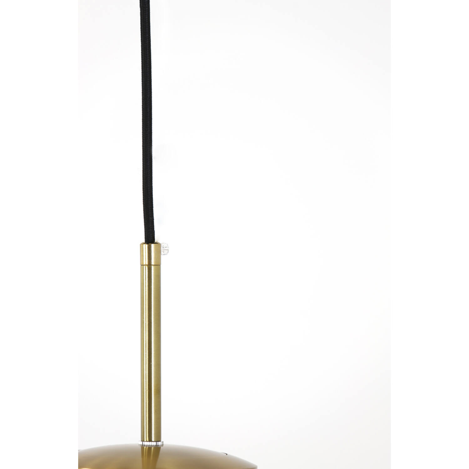 Hanging lamp Ø30 cm MAGDALA glass brown+gold