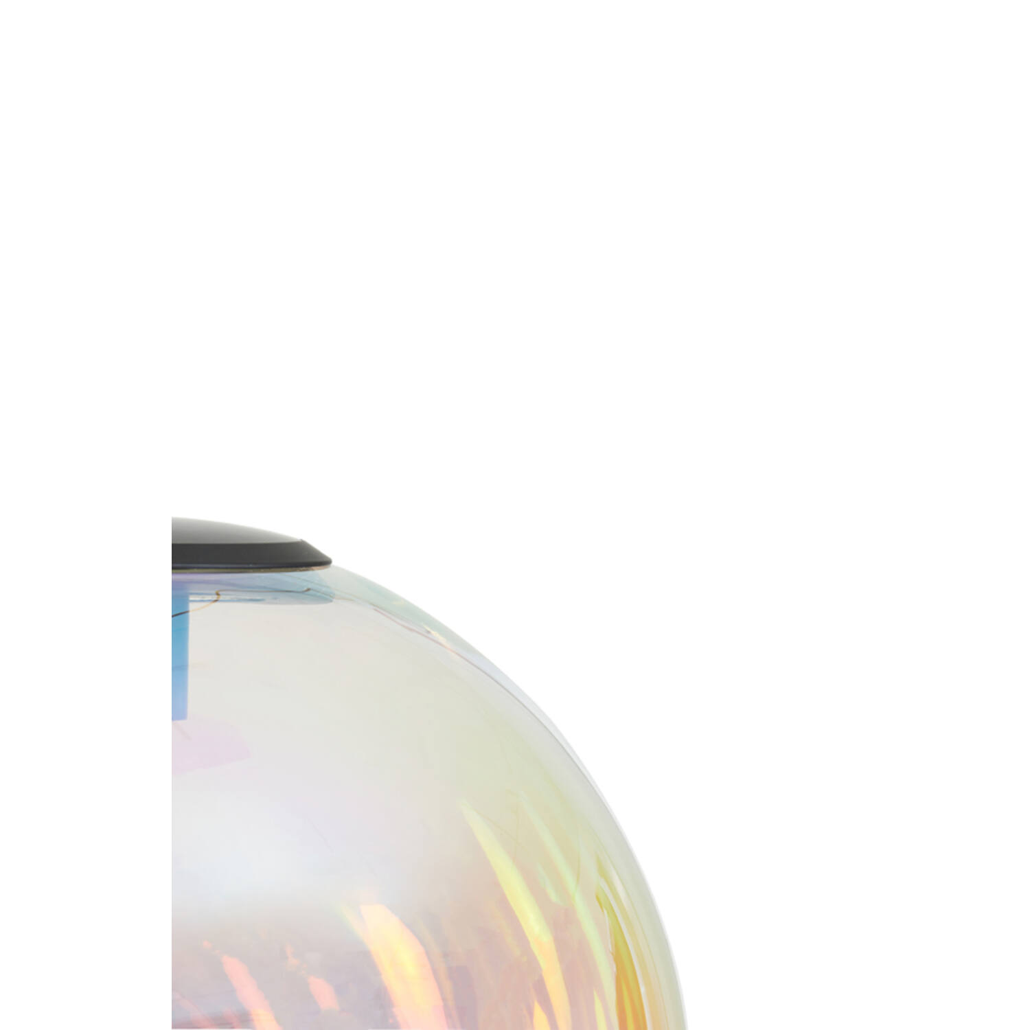 Hanging lamp Ø40 cm MEDINA glass rainbow+black