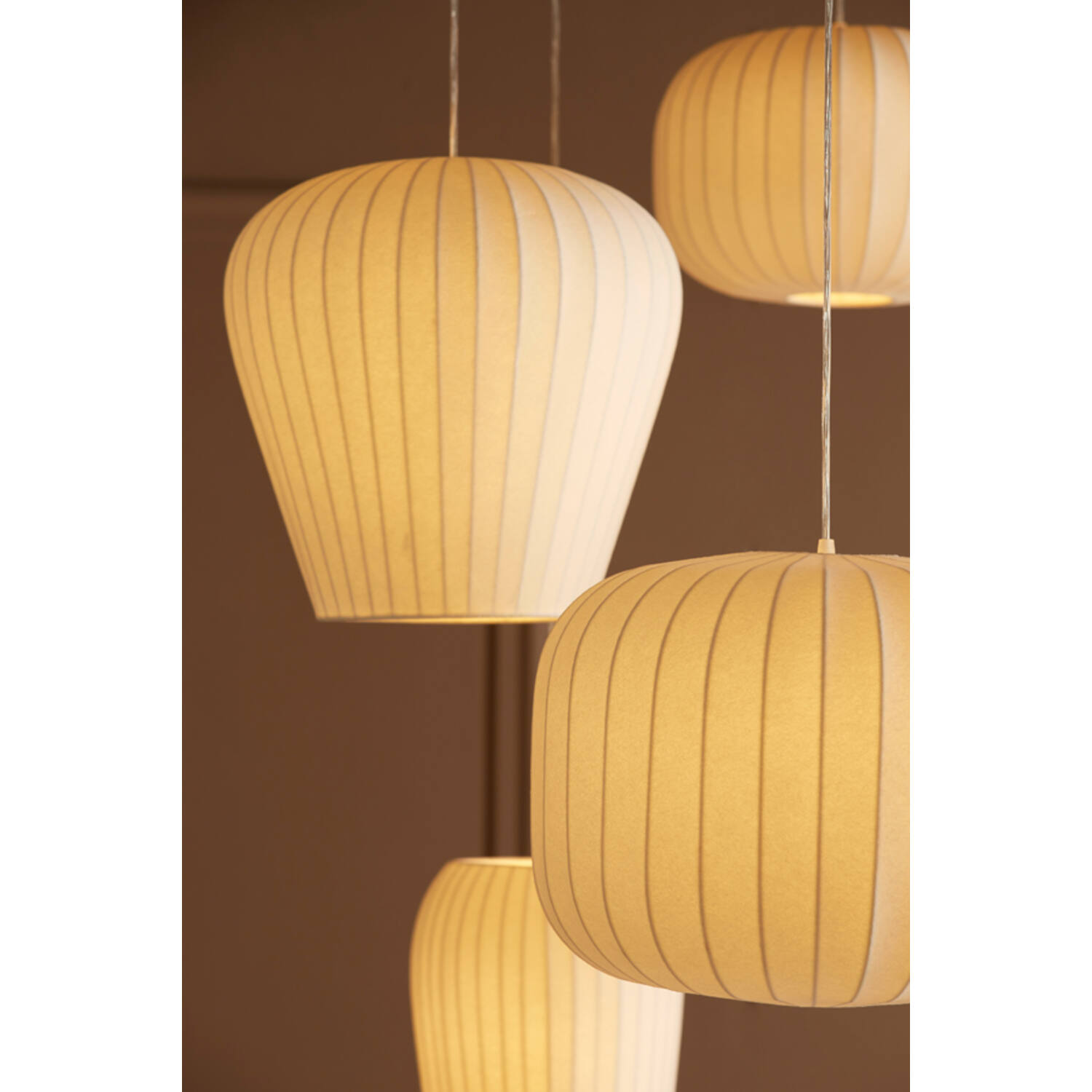 Hanging lamp Ø37,5x37,5 cm XELA white