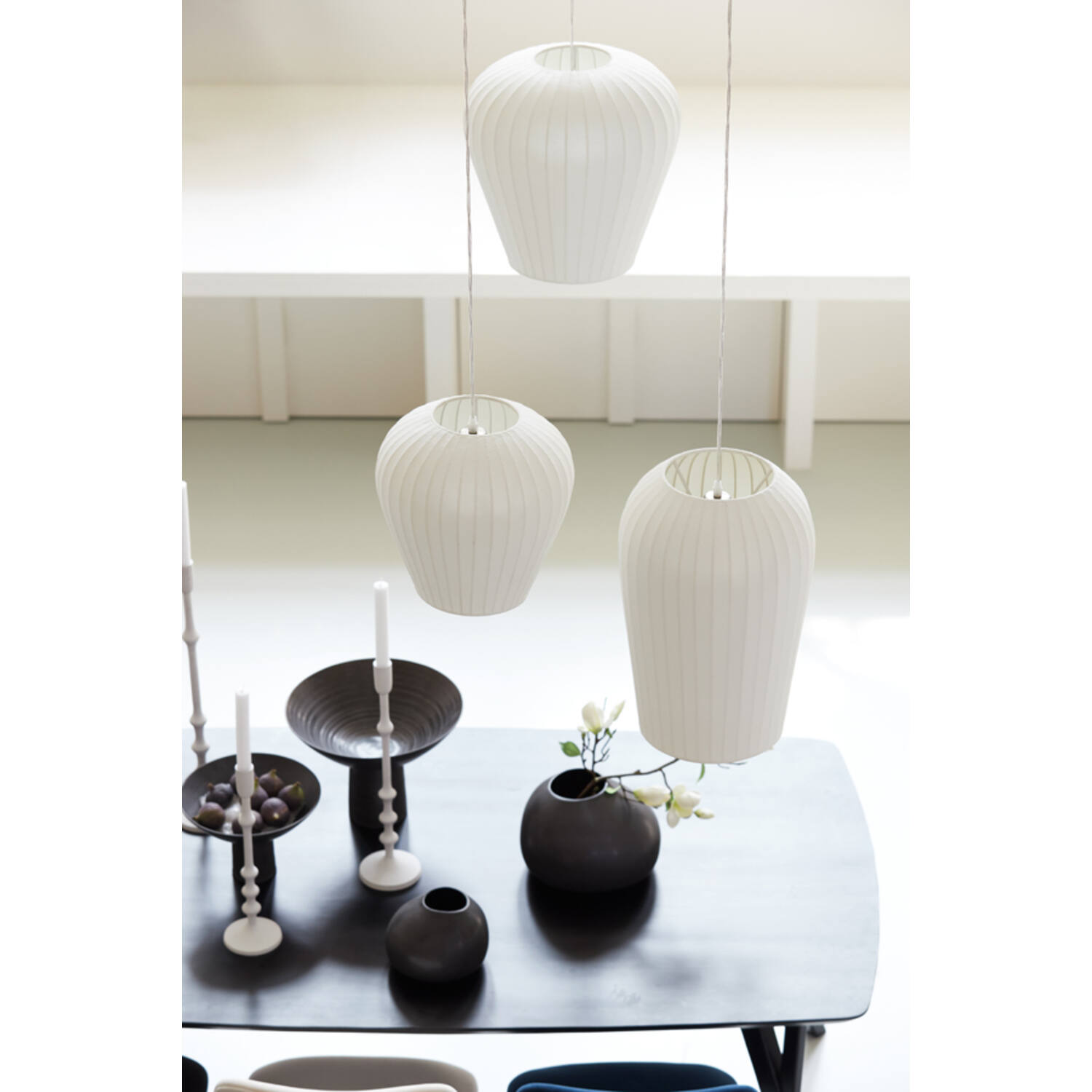 Hanging lamp Ø37,5x37,5 cm XELA white
