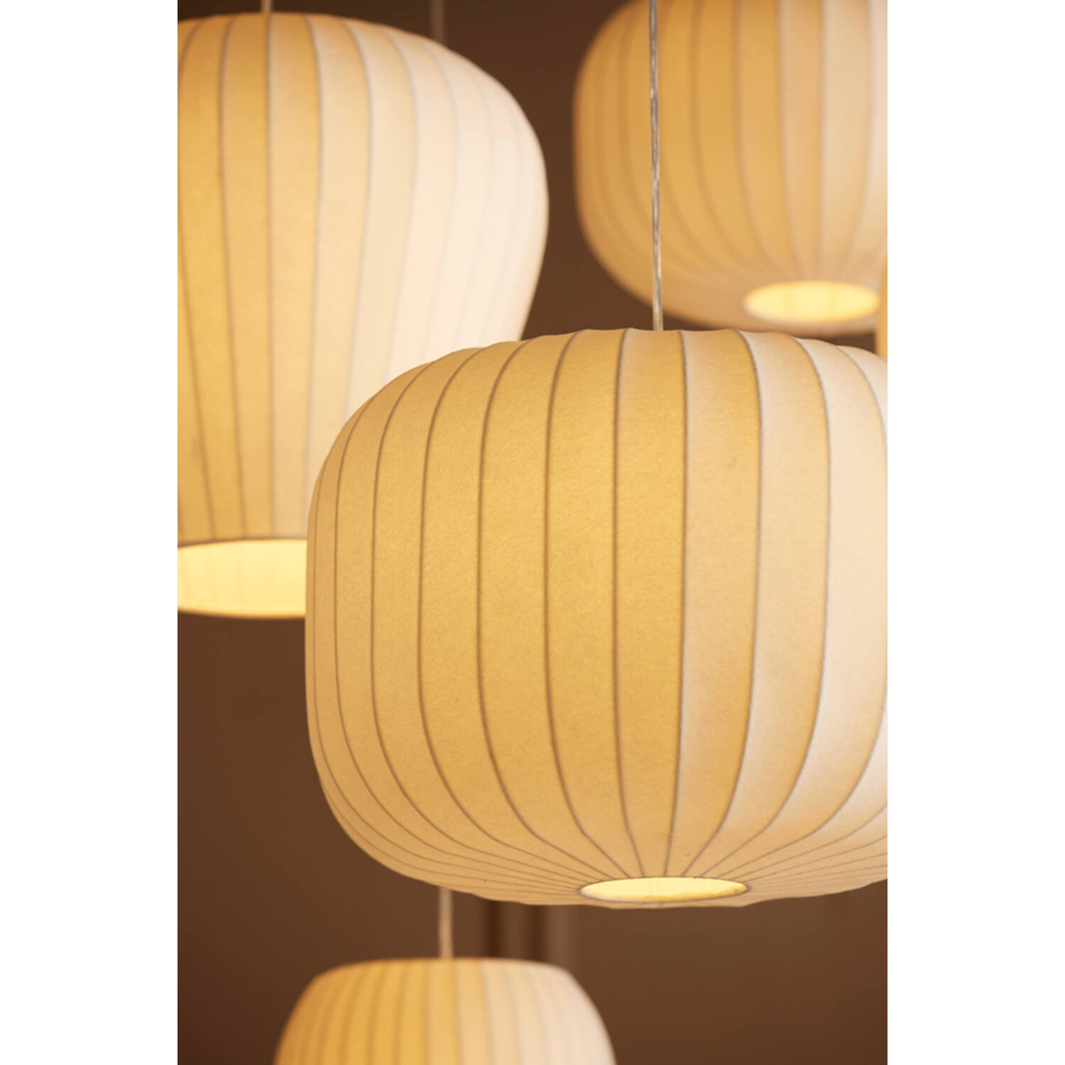 Hanglamp Ø35x25 cm LEXA wit