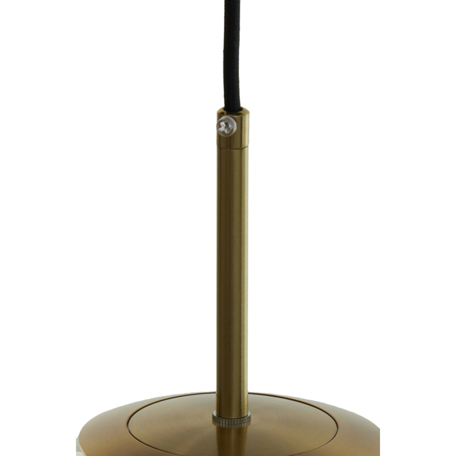 Hanglamp Ø30 cm MEDINA antiek brons+glas amber