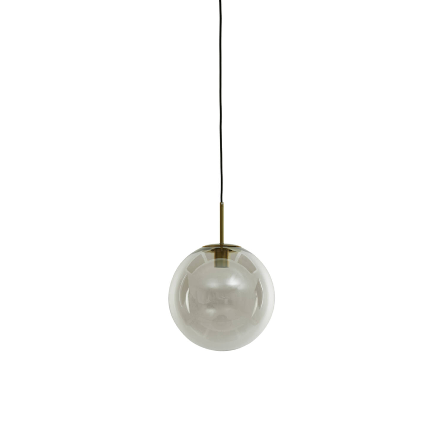 Hanging lamp Ø40 cm MEDINA antique bronze+glass clear