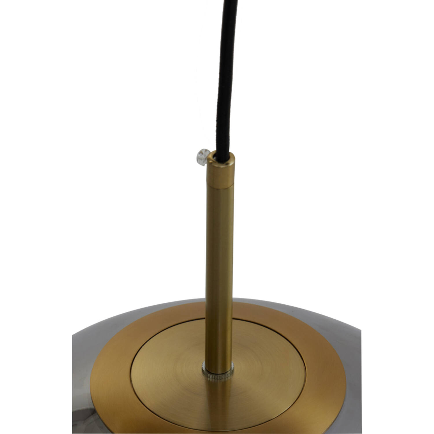 Hanging lamp Ø40 cm MEDINA antique bronze+smoked glass