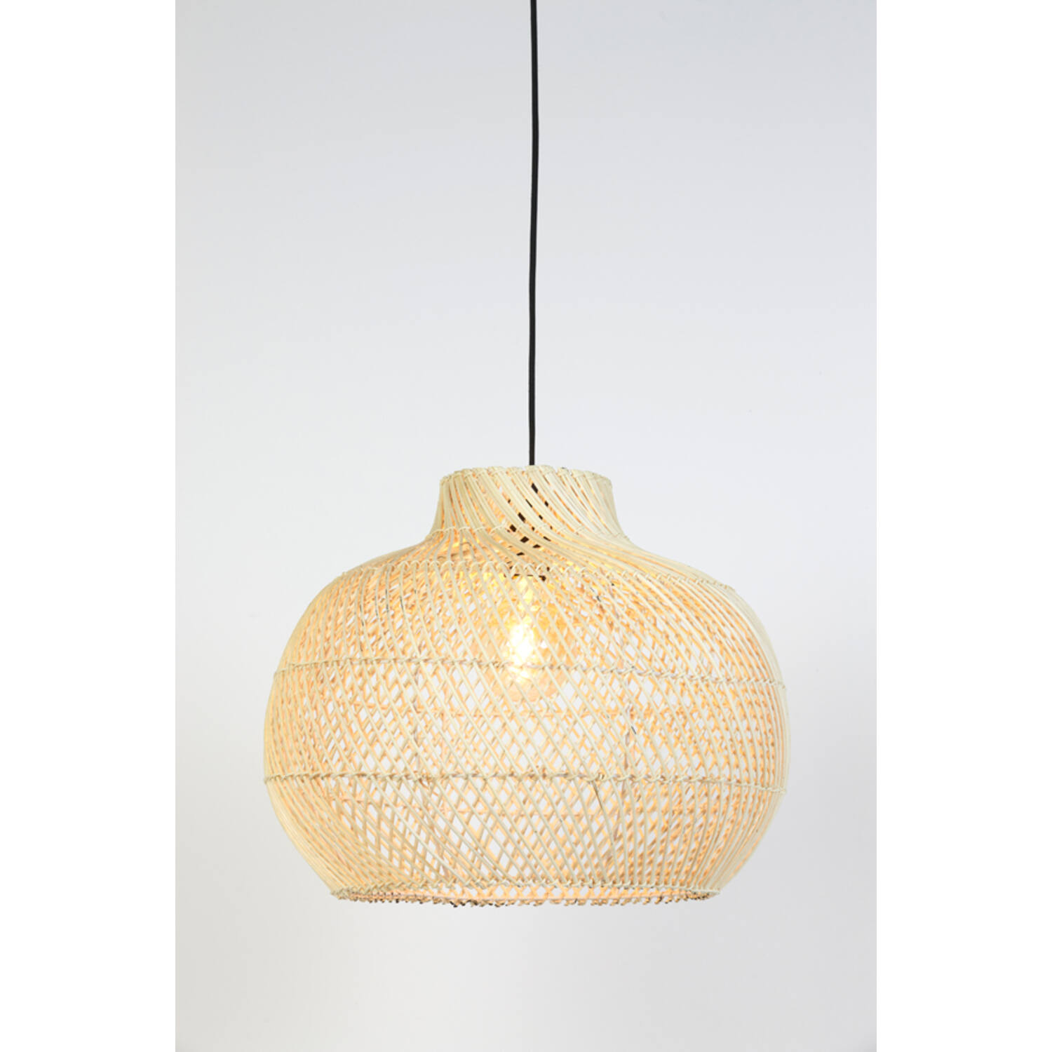 Hanging lamp Ø46x39 cm CHARITA rattan natural