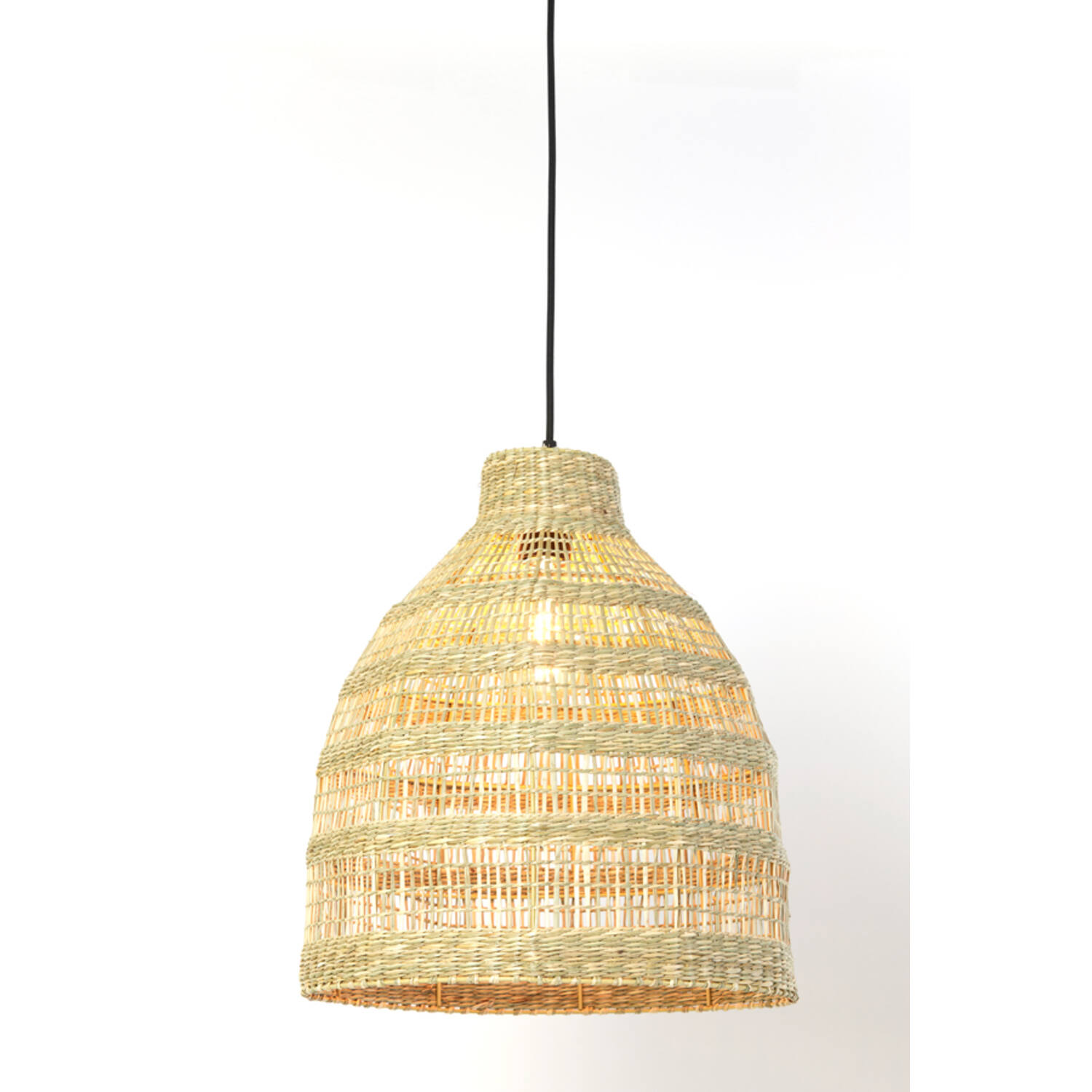 Hanging lamp Ø38x43 cm SAGAR seagrass natural