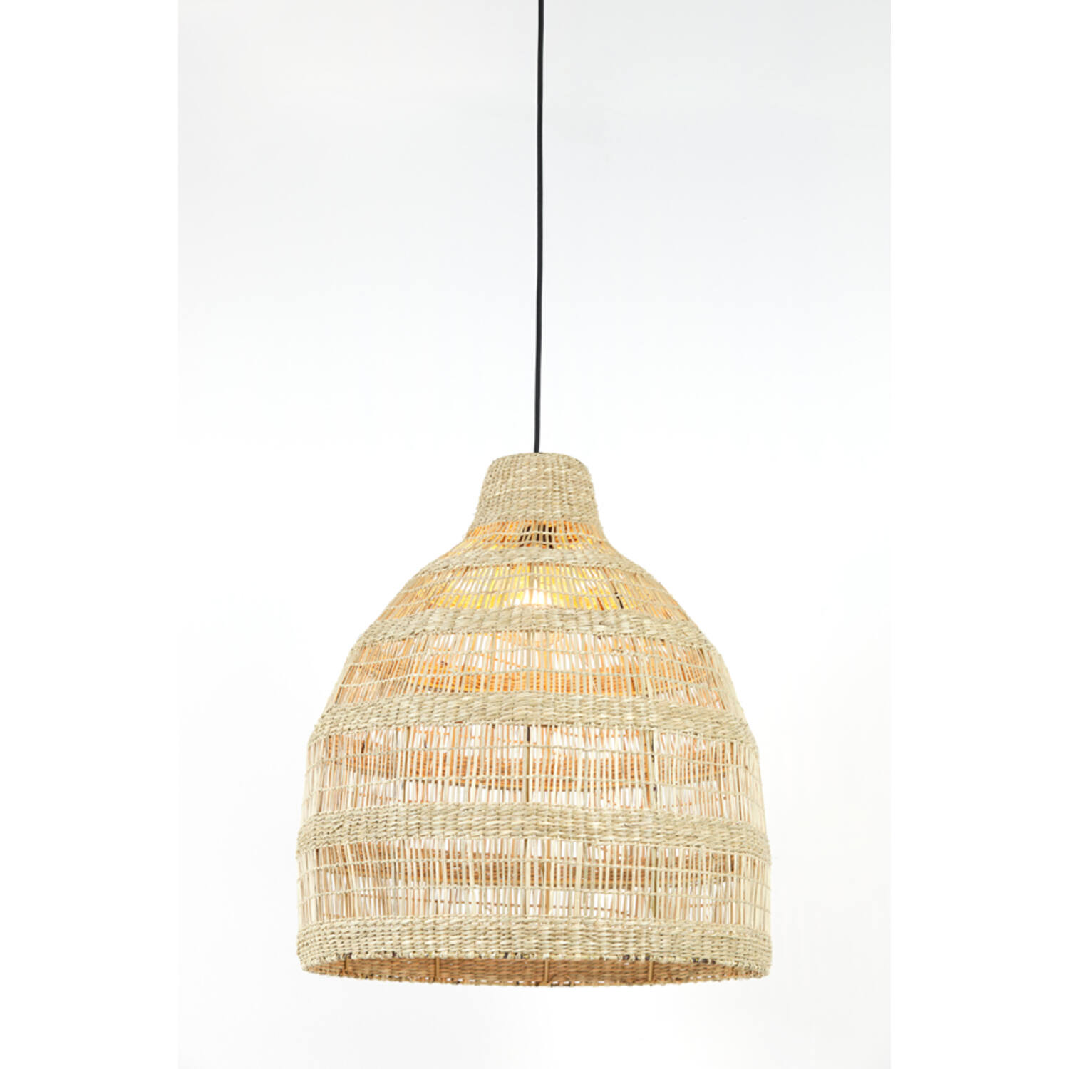 Hanging lamp Ø50x57 cm SAGAR seagrass natural