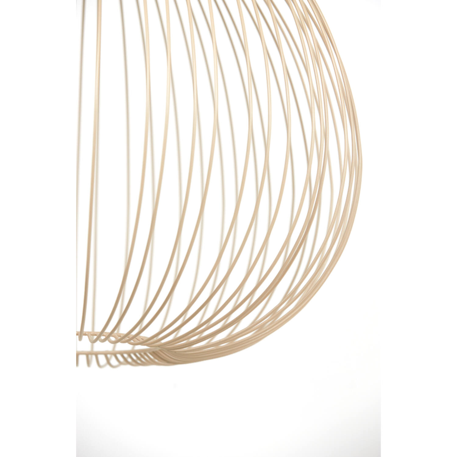 Hanglamp Ø34x35 cm RILANA mat beige