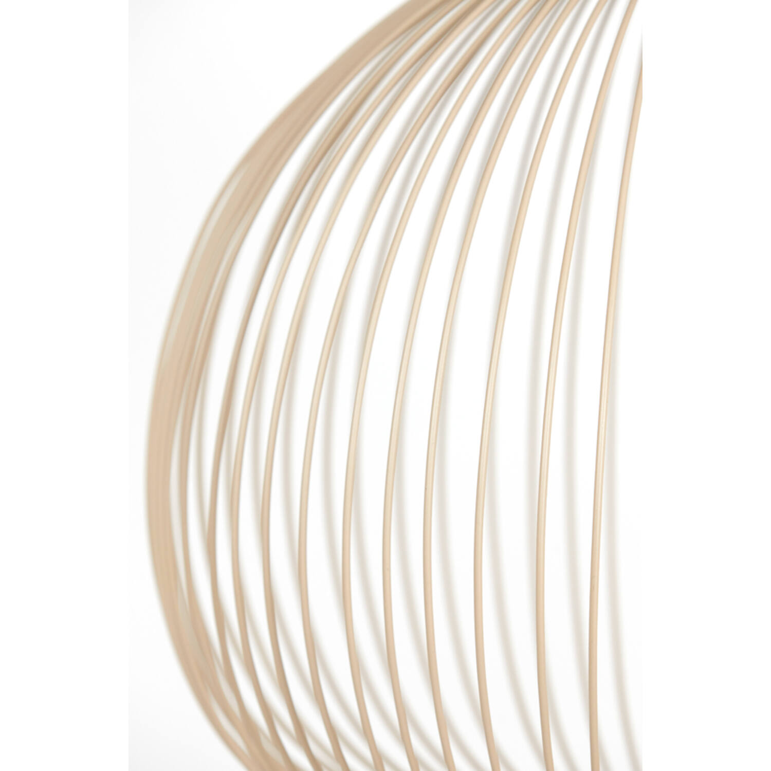 Hanglamp Ø56x55 cm RILANA mat beige