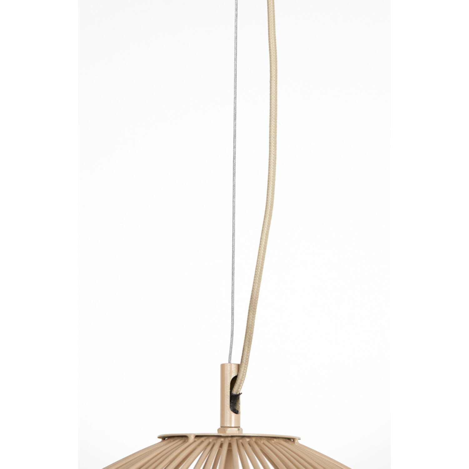 Hanglamp Ø56x55 cm RILANA mat beige