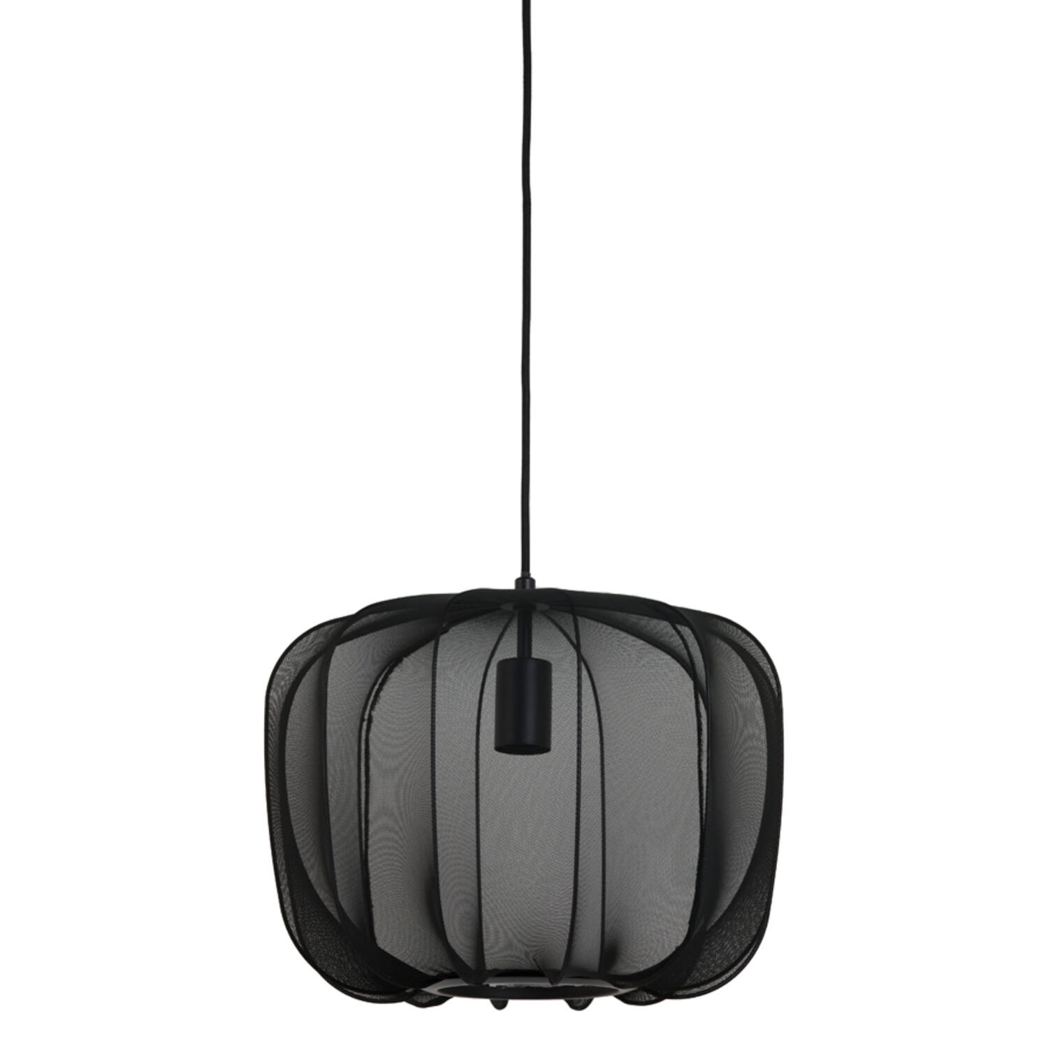 Hanging lamp Ø40x30 cm PLUMERIA black