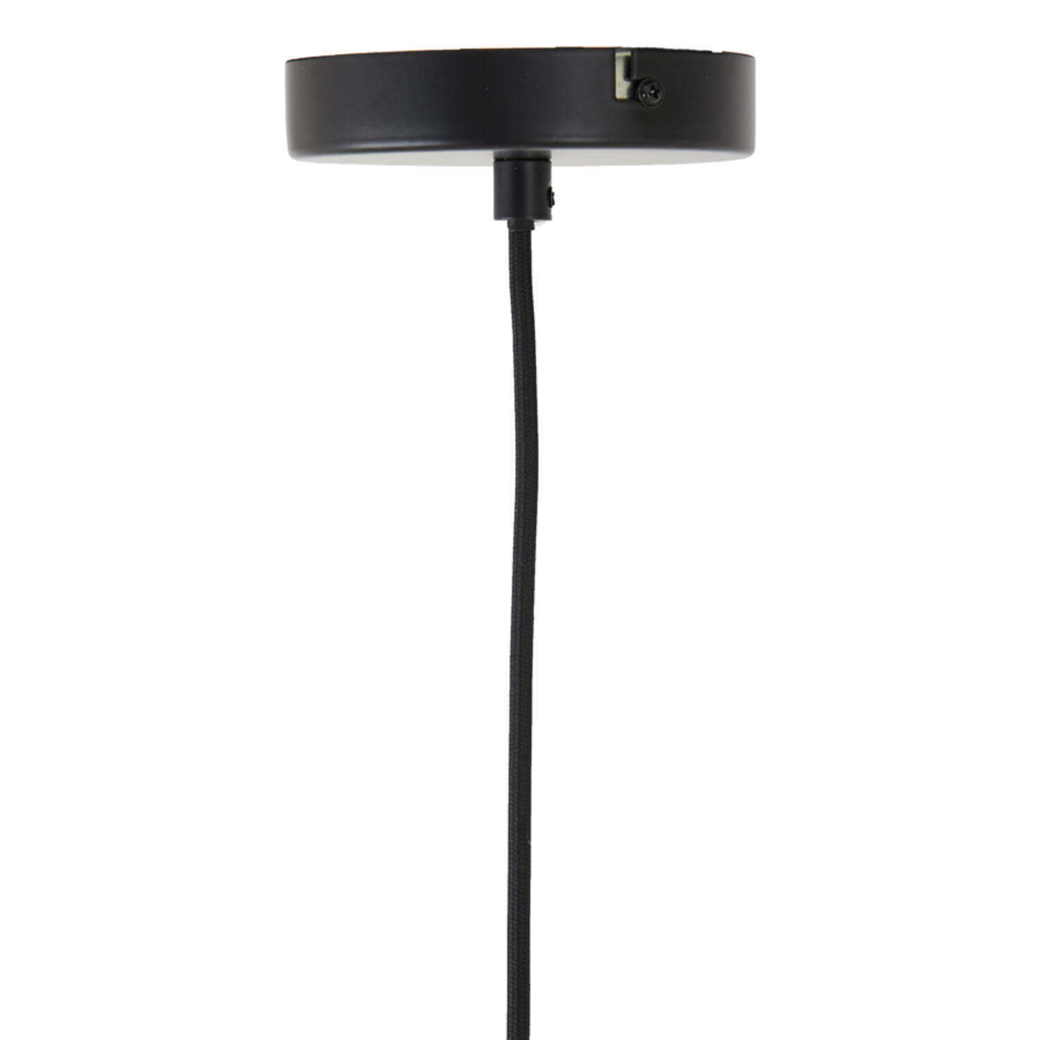 Hanging lamp Ø40x30 cm PLUMERIA black