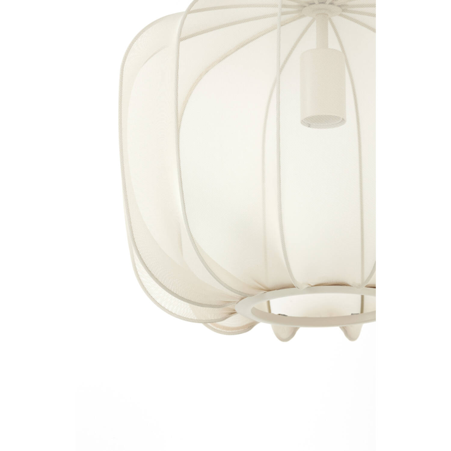 Hanglamp Ø40x30 cm PLUMERIA zand