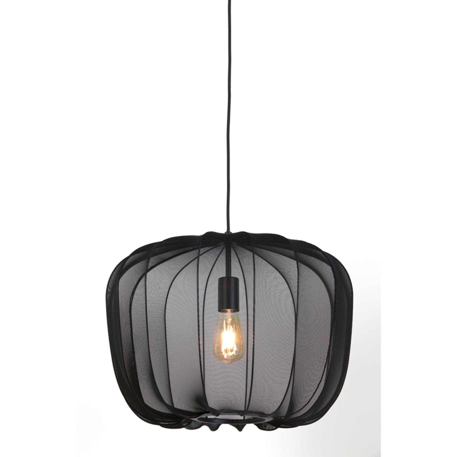 Hanging lamp Ø50x37,5 cm PLUMERIA black