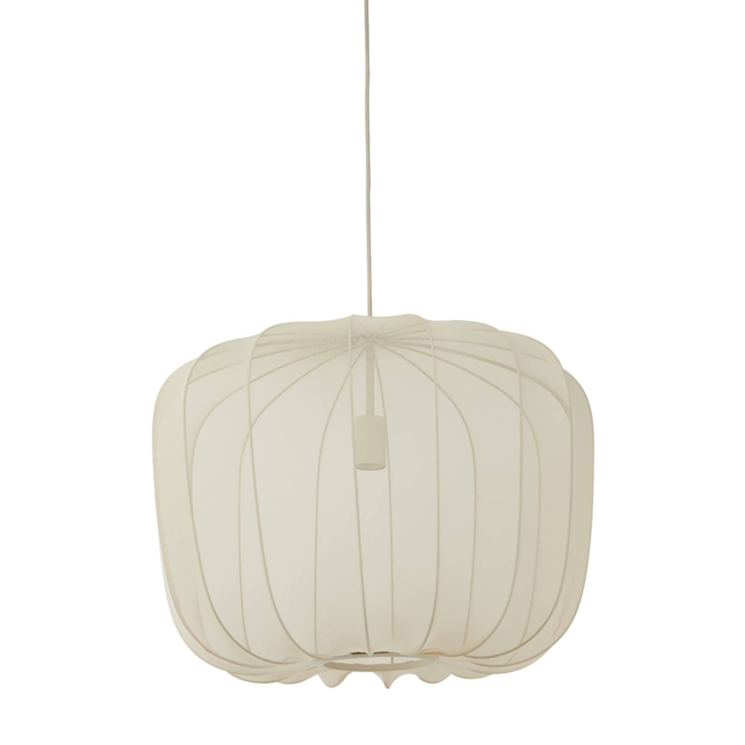 Hanging lamp Ø60x45 cm PLUMERIA sand