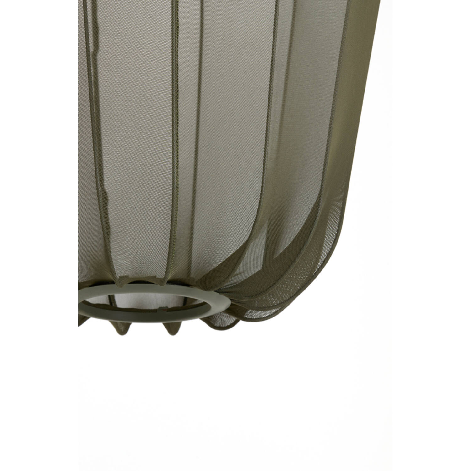 Hanging lamp Ø42x50 cm PLUMERIA dark green