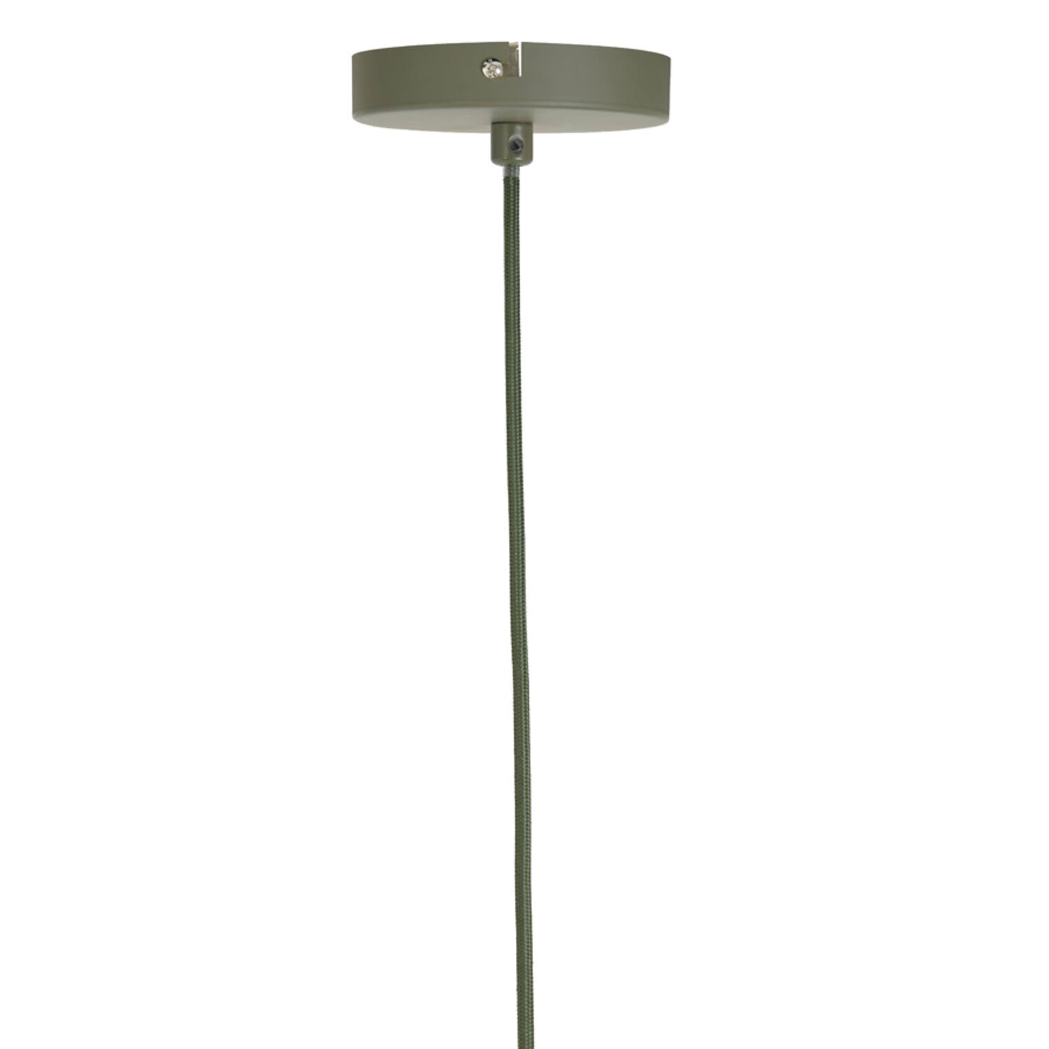Hanging lamp Ø50x60 cm PLUMERIA dark green