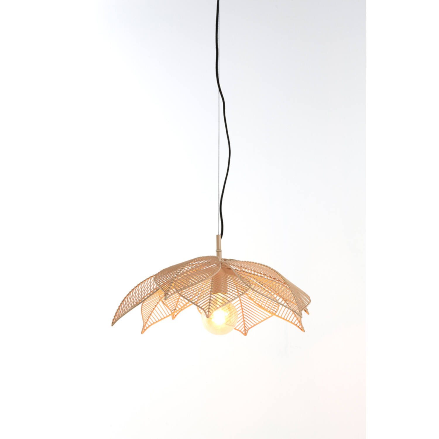 Hängeleuchte Ø54x24,5 cm PAVAS matt beige (2964082), Light 