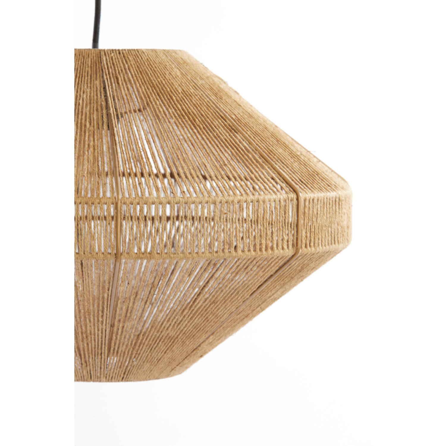 Hanglamp Ø50x31 cm MALLOW jute naturel