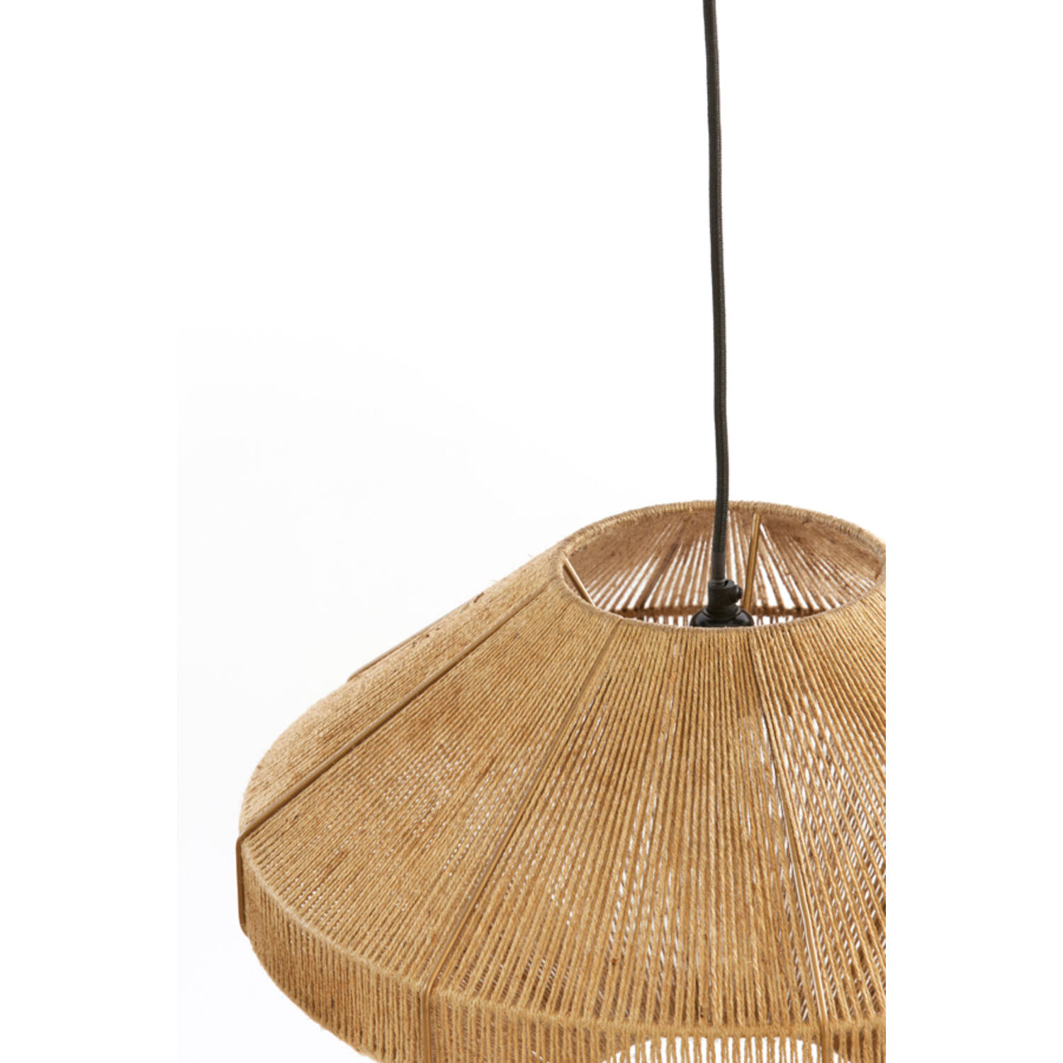 Hanglamp Ø50x31 cm MALLOW jute naturel