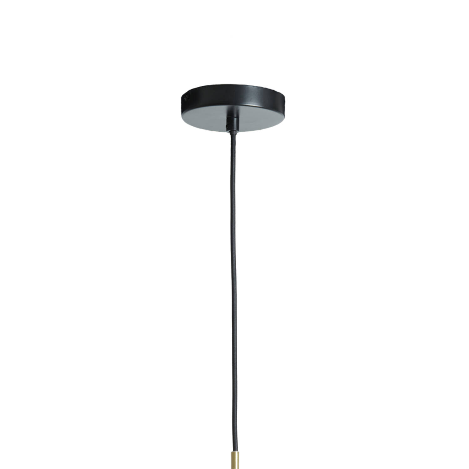 Hanglamp Ø39,5x27 cm SOLNA antiek brons+smoke glas