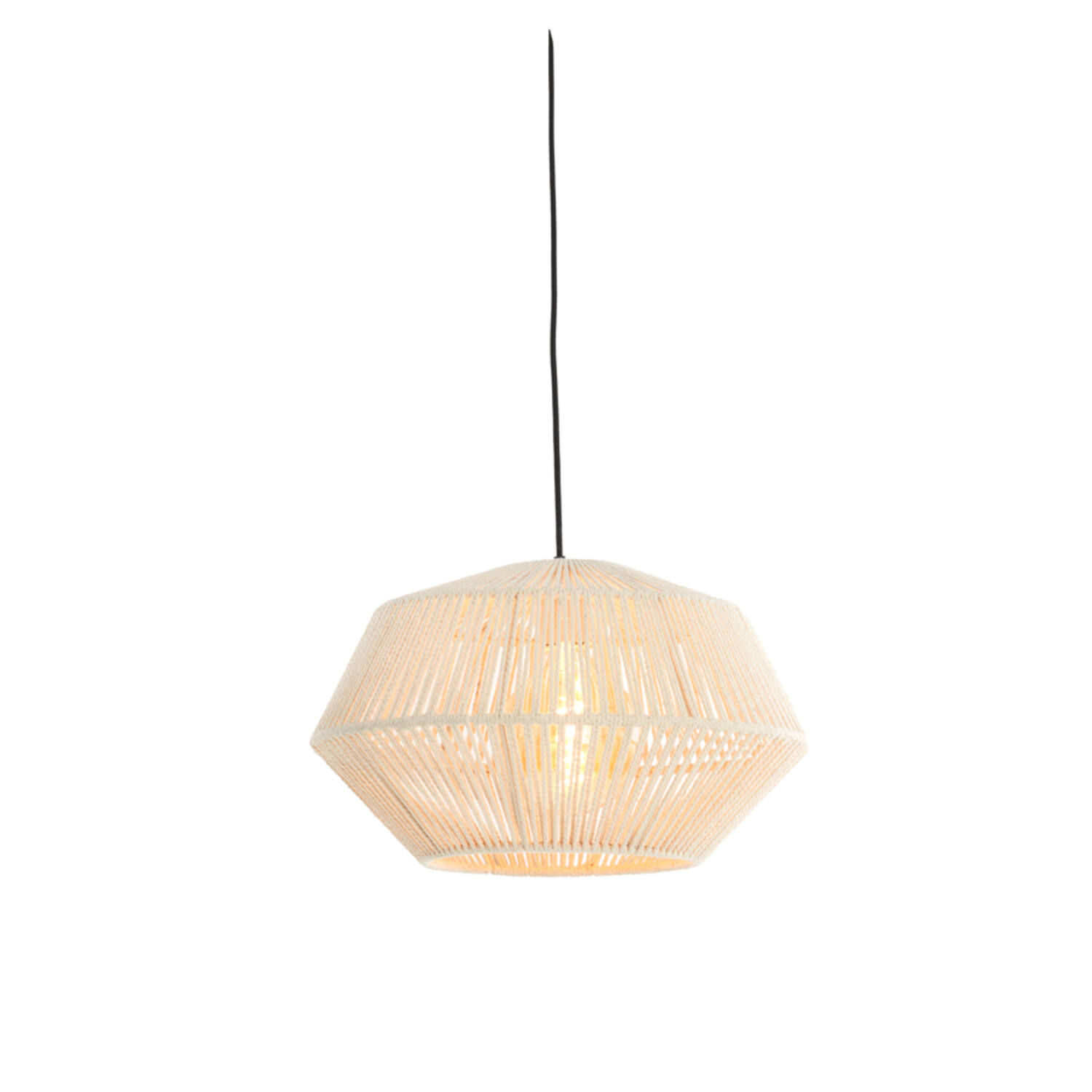 Hanging lamp Ø40x24 cm DEYA cream