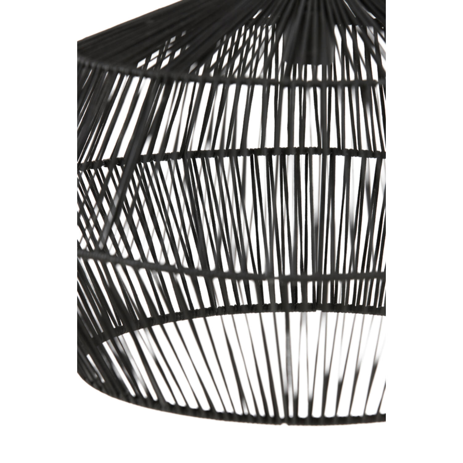 Hanglamp Ø49x30 cm DEYA mat zwart (2970412), Light & Living ...