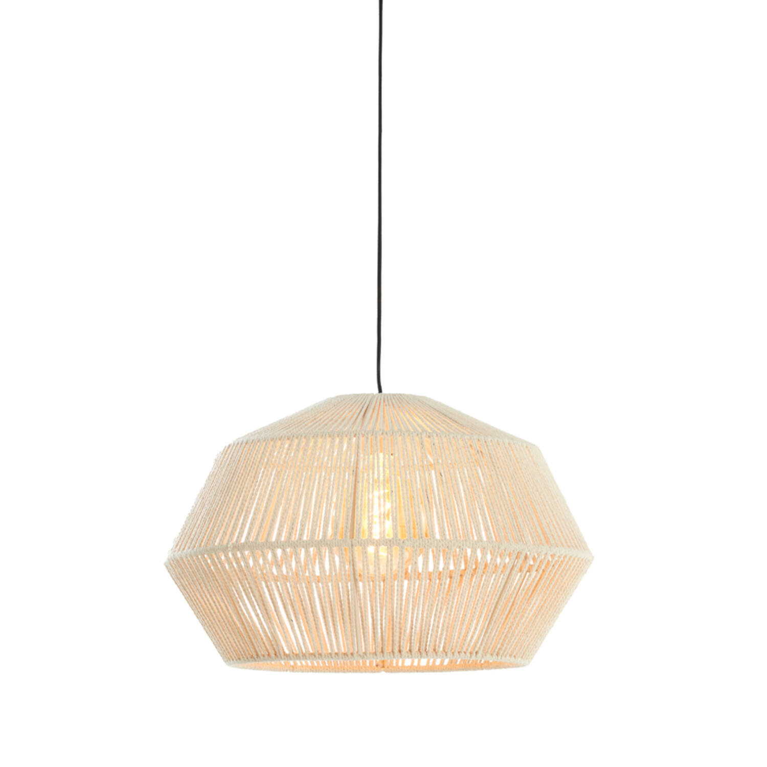 Hanging lamp Ø49x30 cm DEYA cream