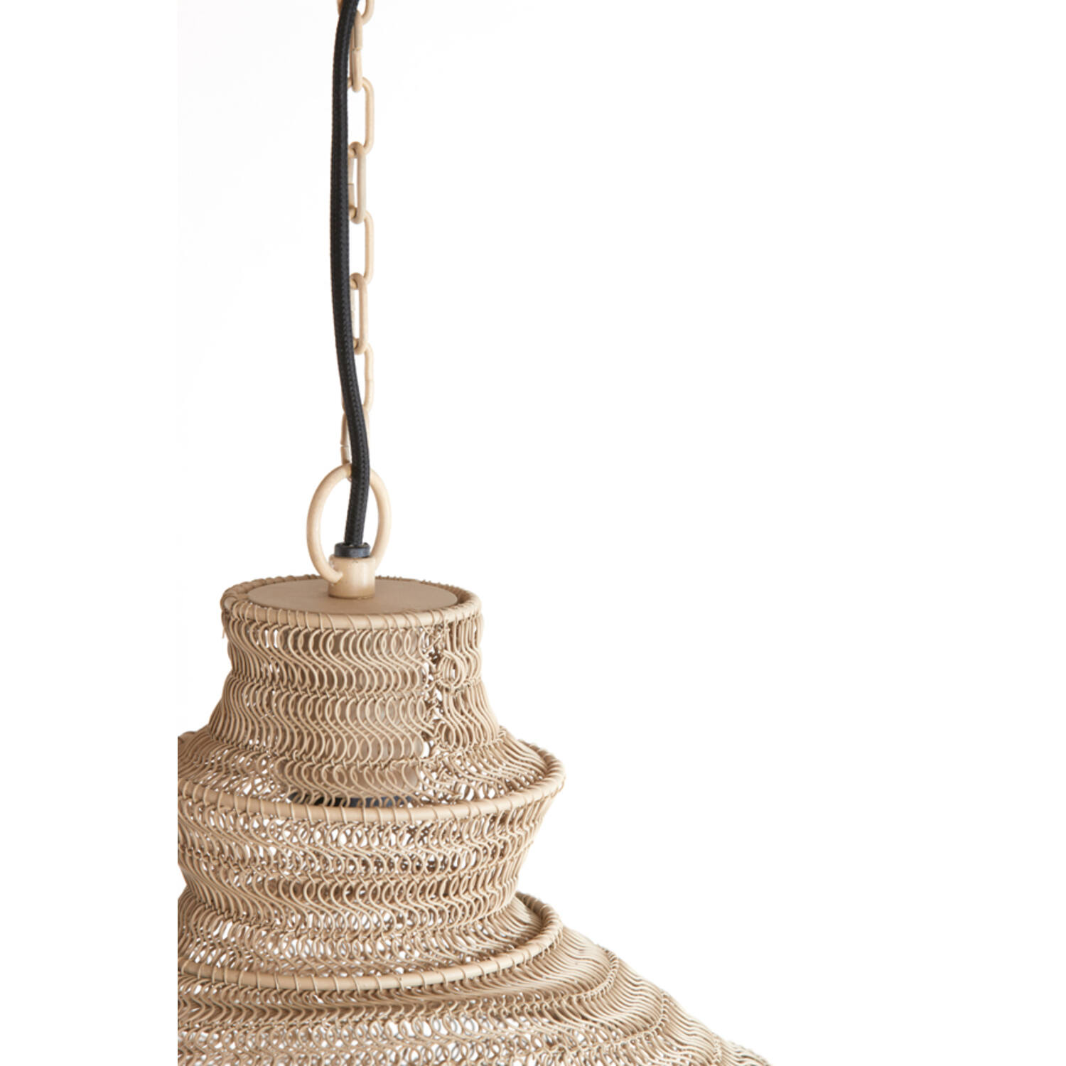 Hanging lamp Ø31x55 cm NAKISHA sand