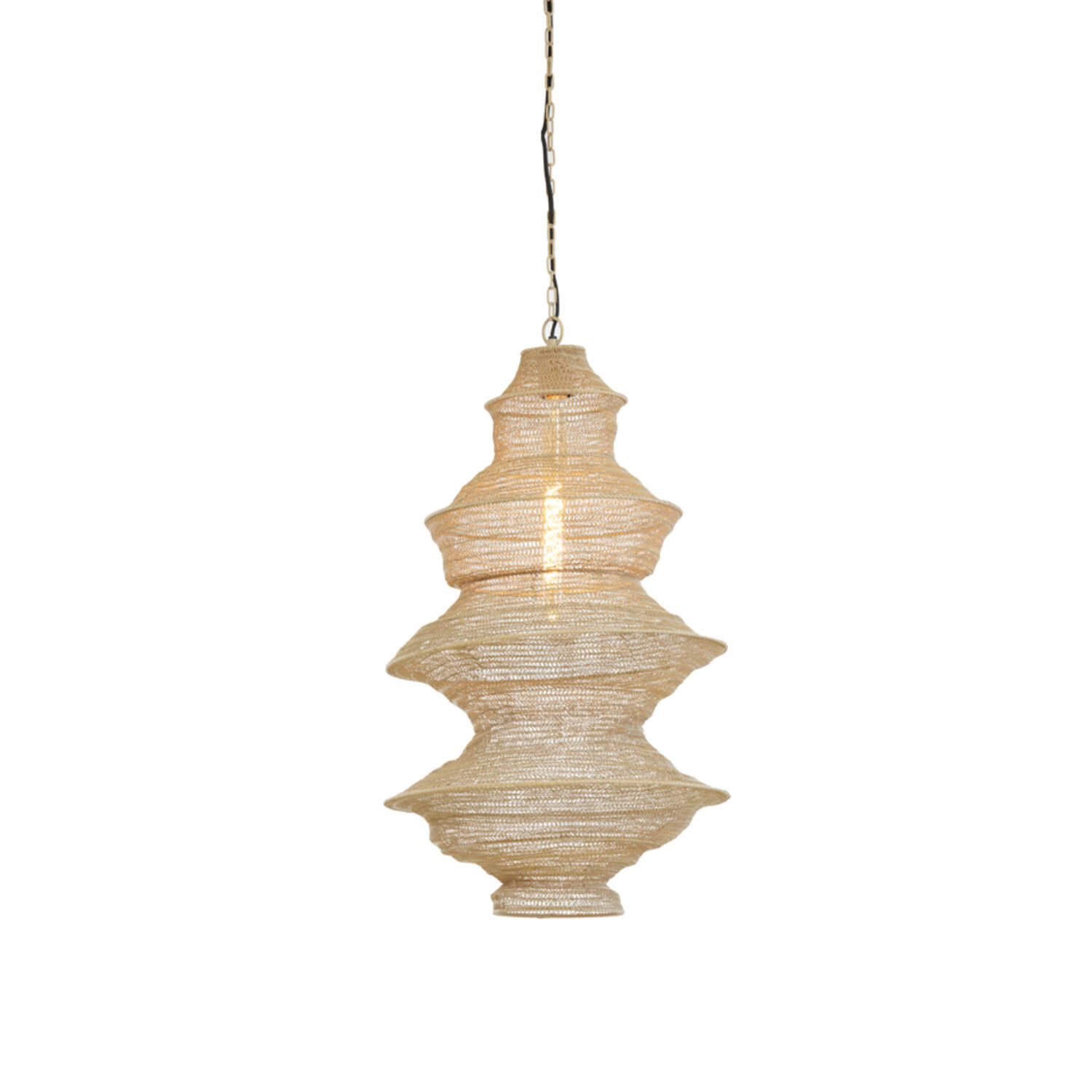 Hanglamp Ø40x70 cm NAKISHA zand